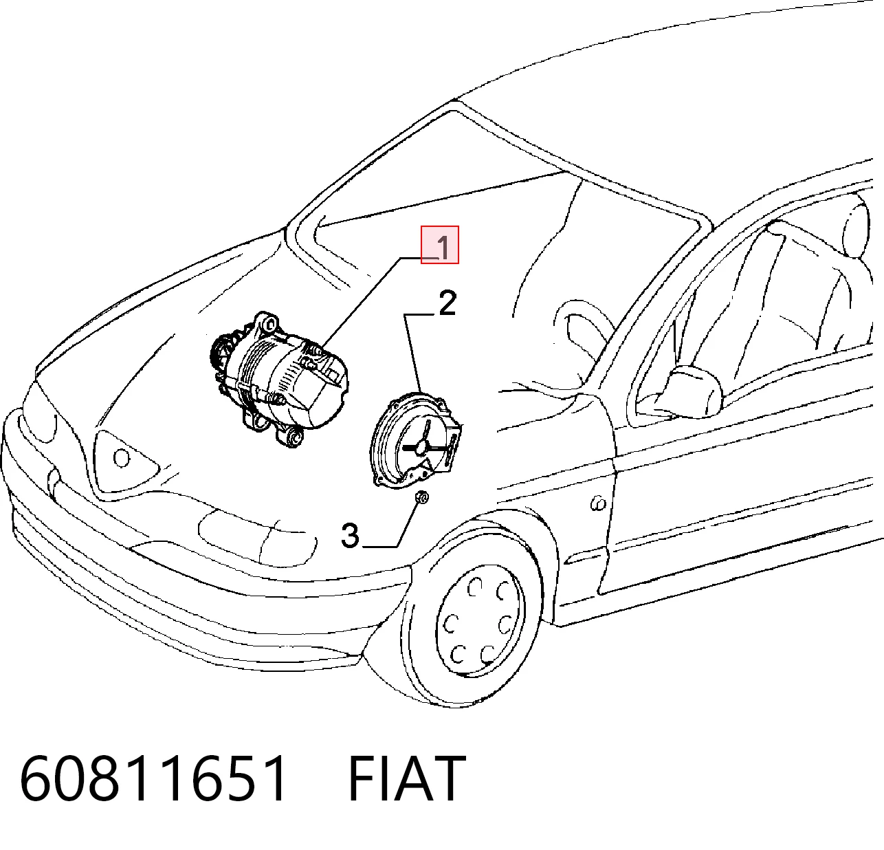 Alternator Fiat Tempra sedana (159) (1990 - 1996) cena, od 99,90 USD