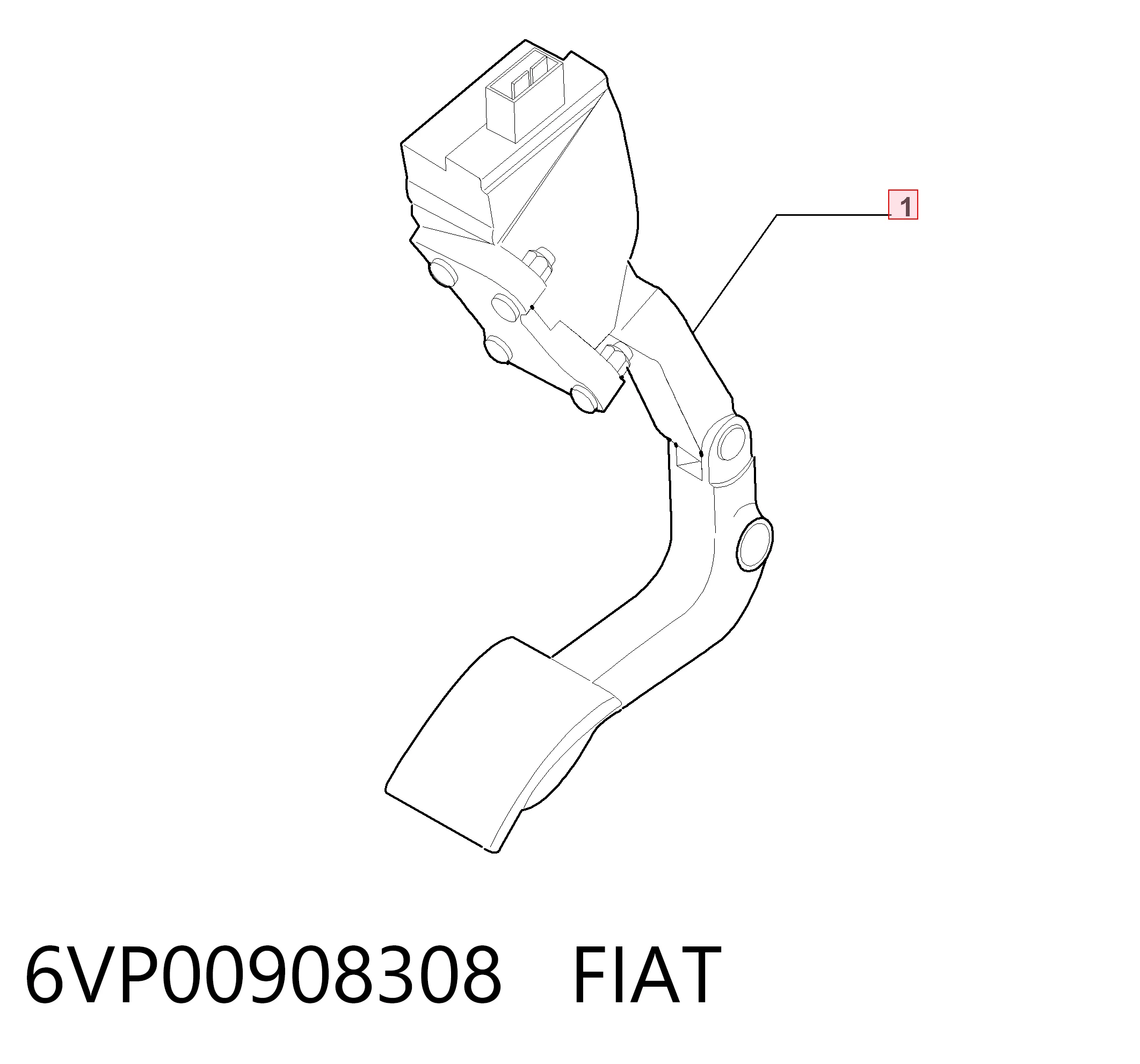 Pedał przyspieszenia (gazu) Peugeot Expert platforma pokładowa (VF3) (2007 - 2016) cena, od 56,53 USD