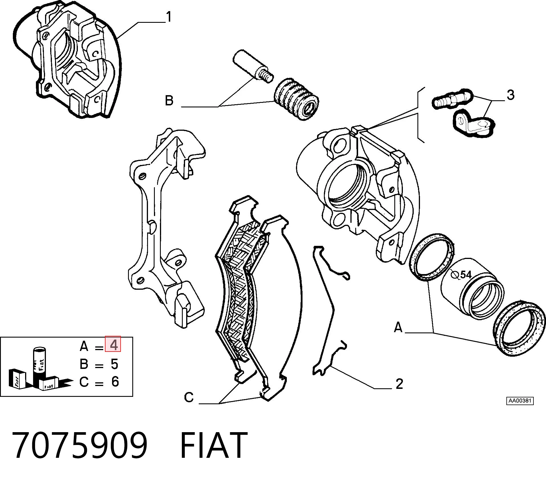 7075909 Fiat/Alfa/Lancia