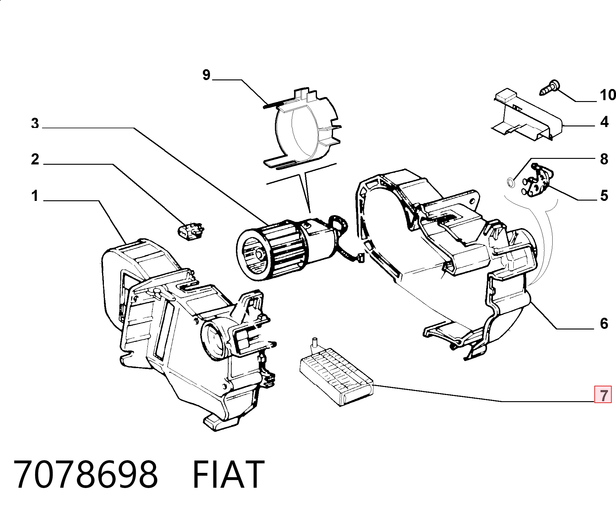 7078698 Fiat/Alfa/Lancia