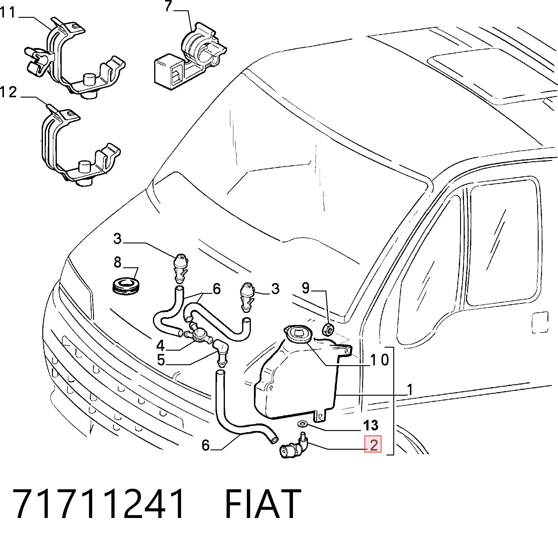 71711241 Fiat/Alfa/Lancia