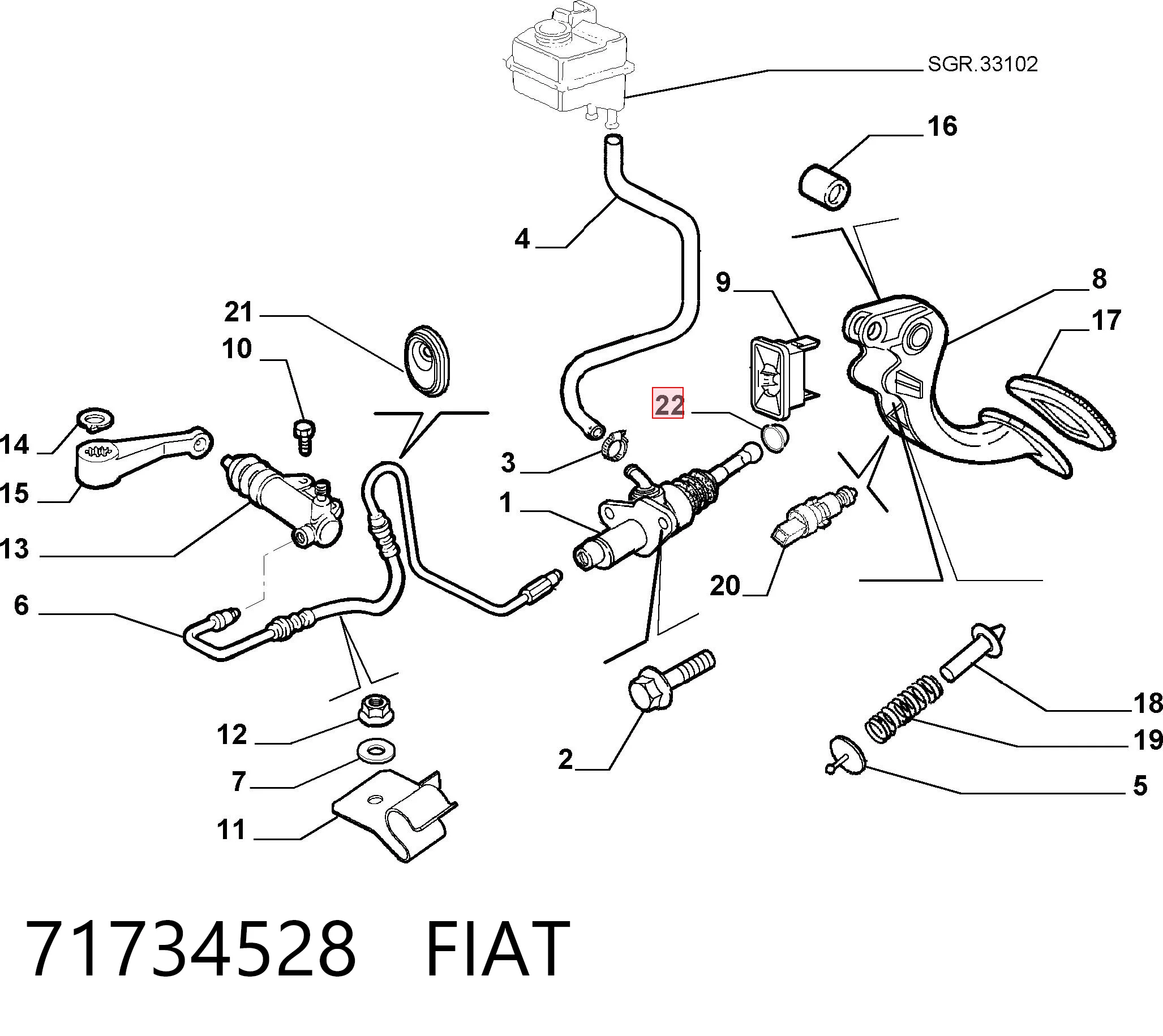 71734528 Fiat/Alfa/Lancia