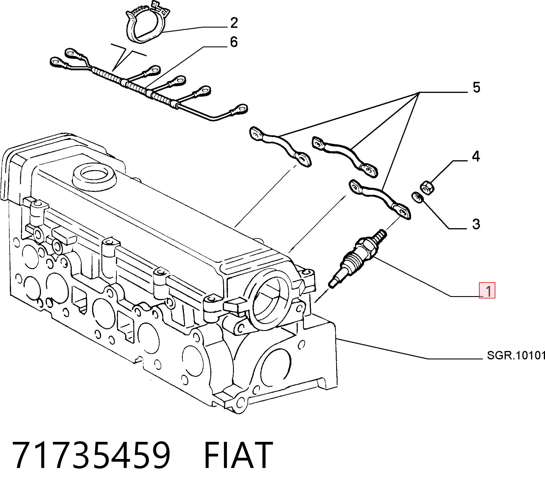 71735459 Fiat/Alfa/Lancia