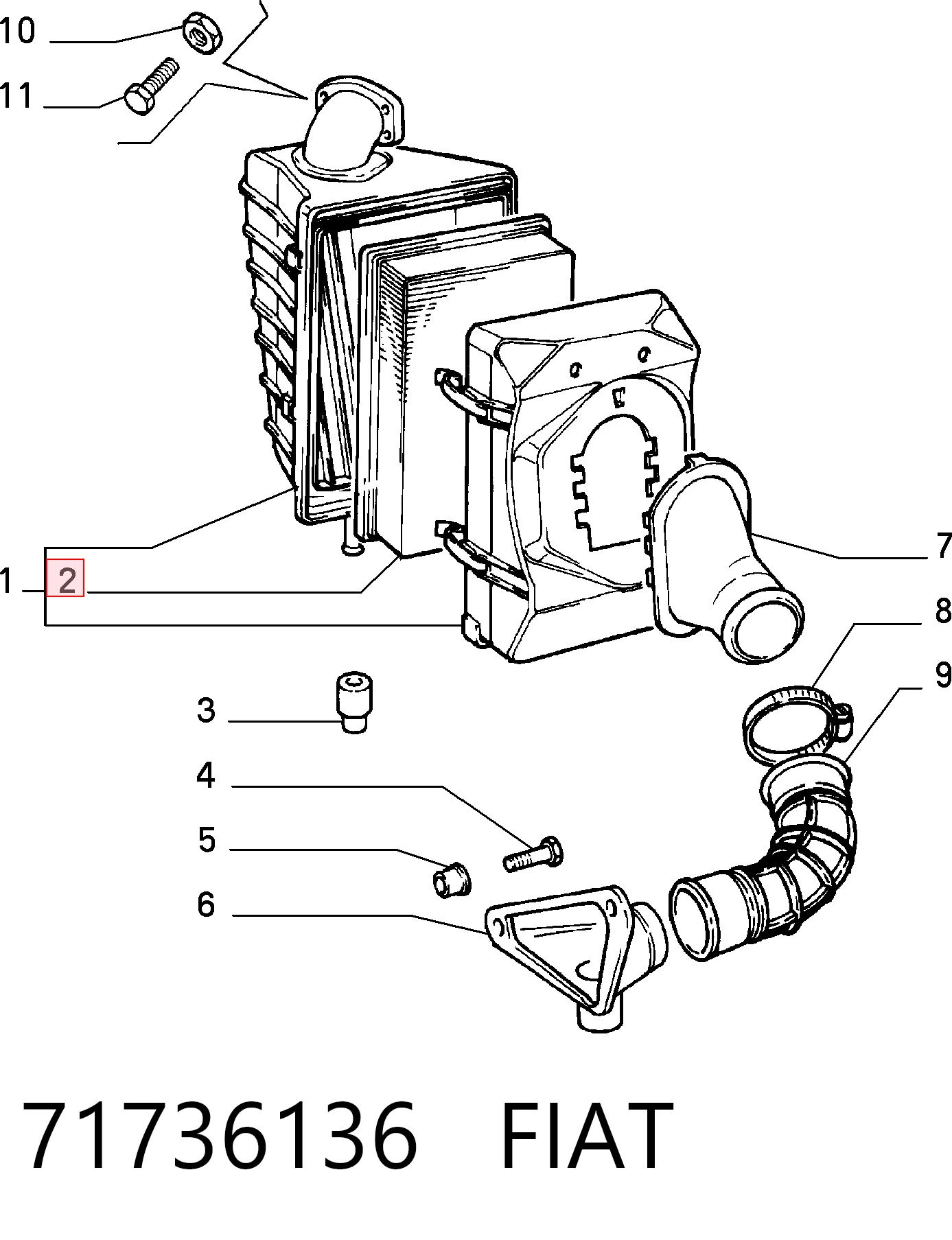 71736136 Fiat/Alfa/Lancia