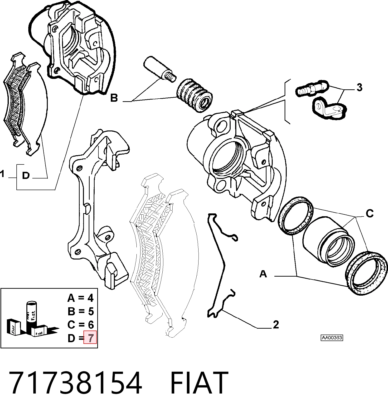 71738154 Fiat/Alfa/Lancia