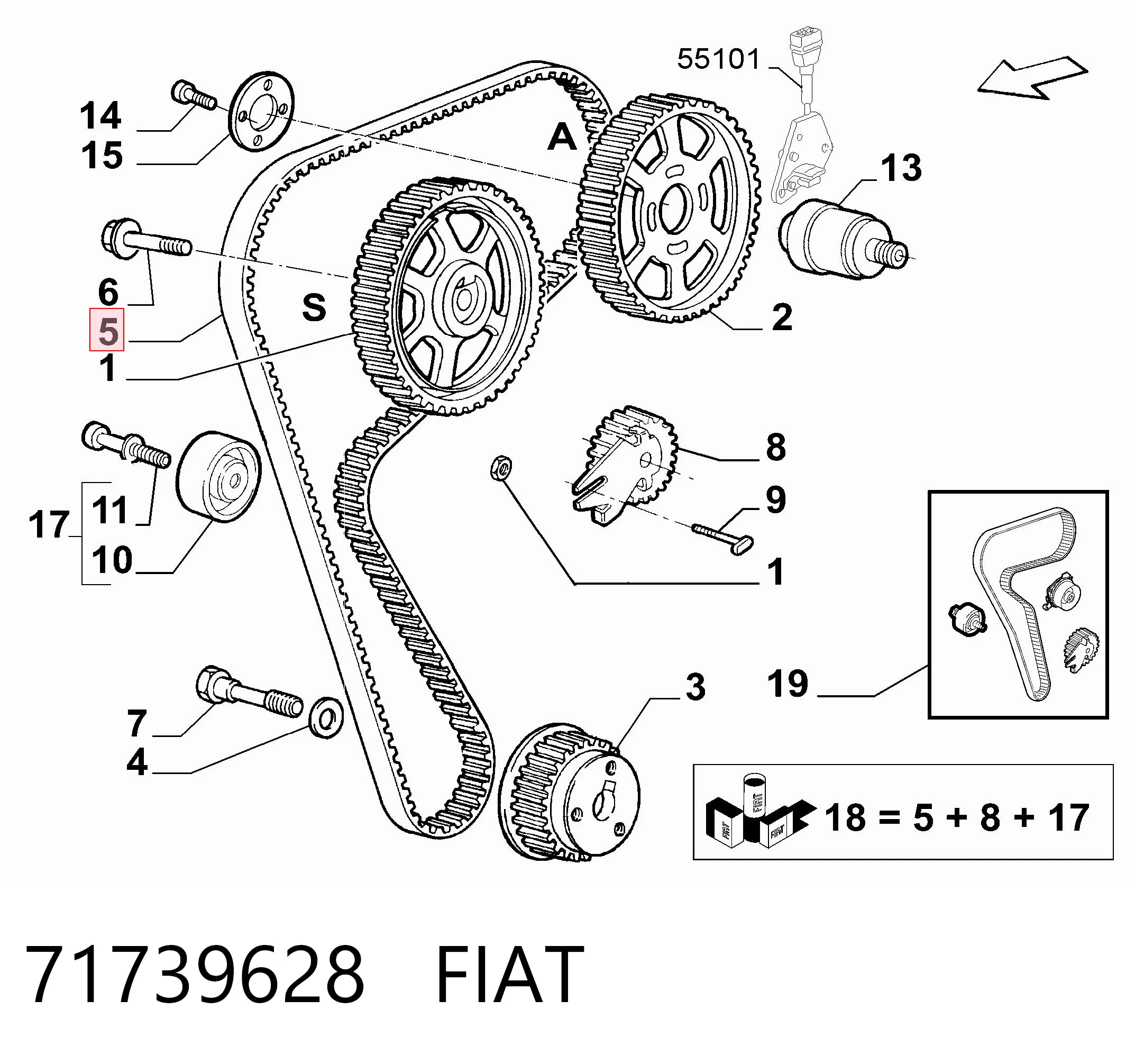 71739628 Fiat/Alfa/Lancia
