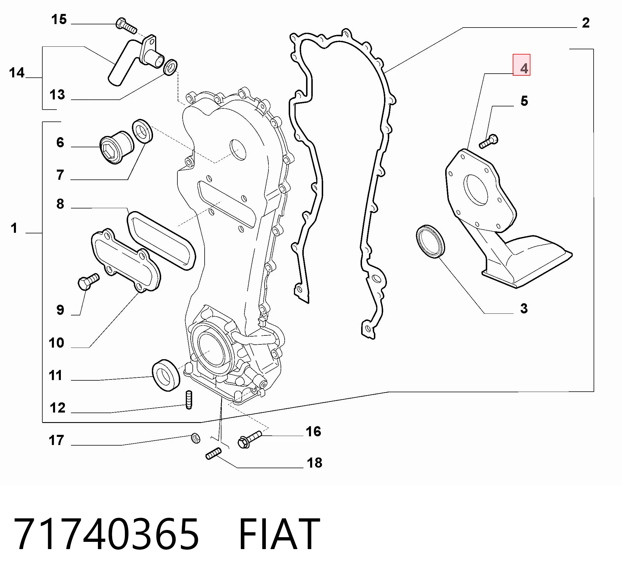 Kanał ssący do Fiat Qubo 225