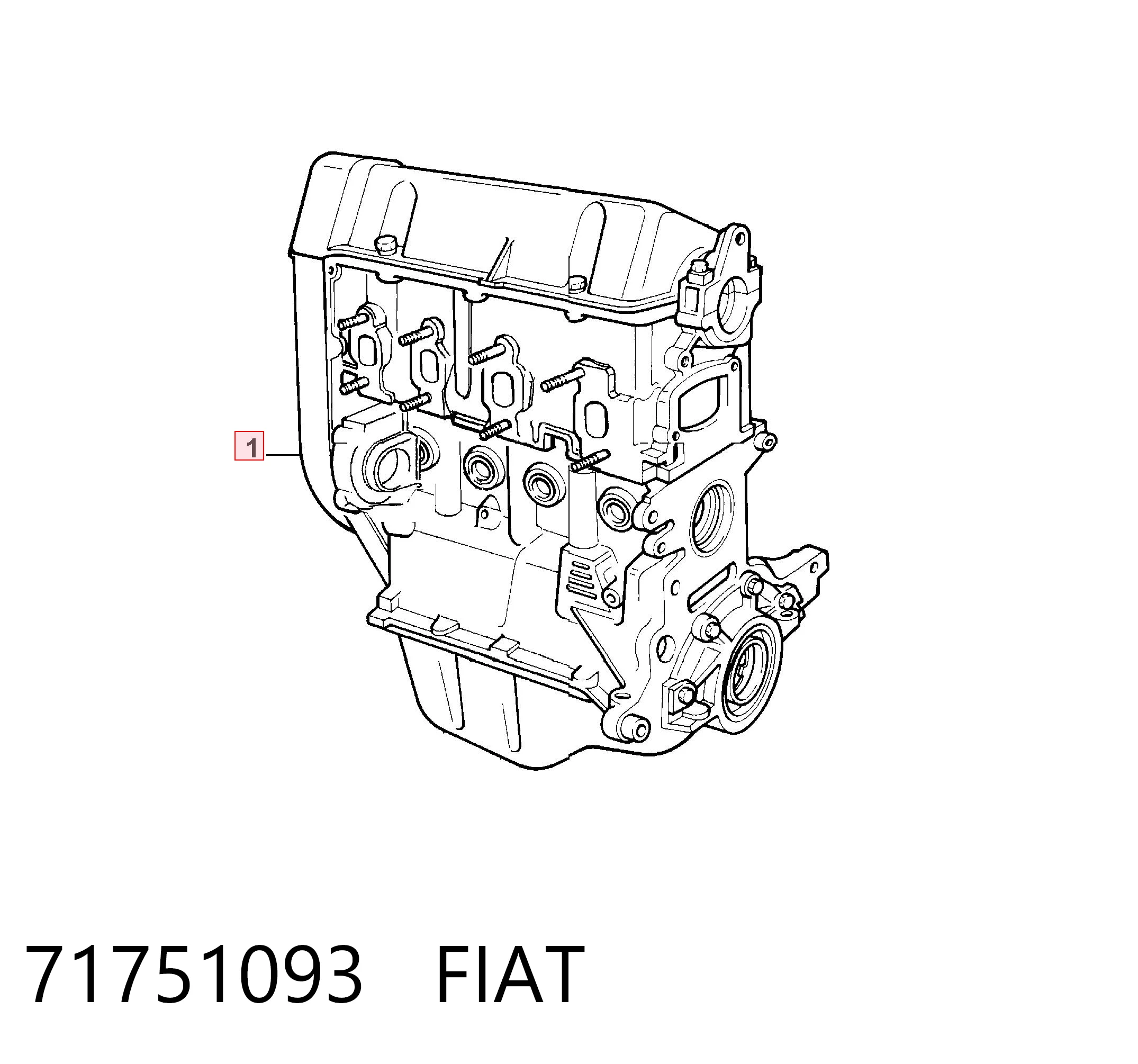 Silnik w komplecie do Fiat Panda II 169A