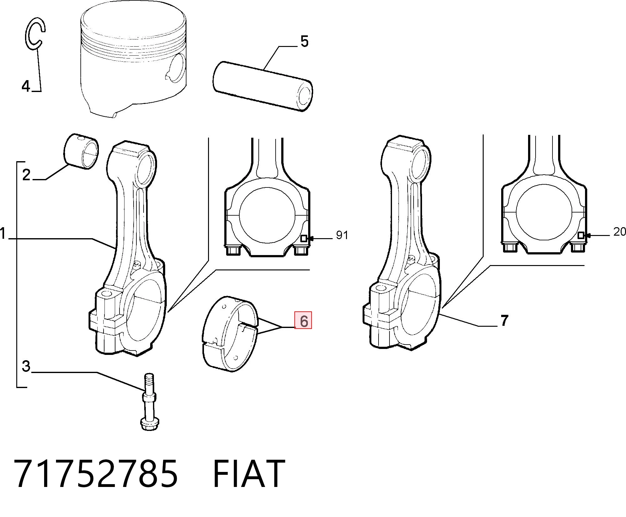 71752785 Fiat/Alfa/Lancia