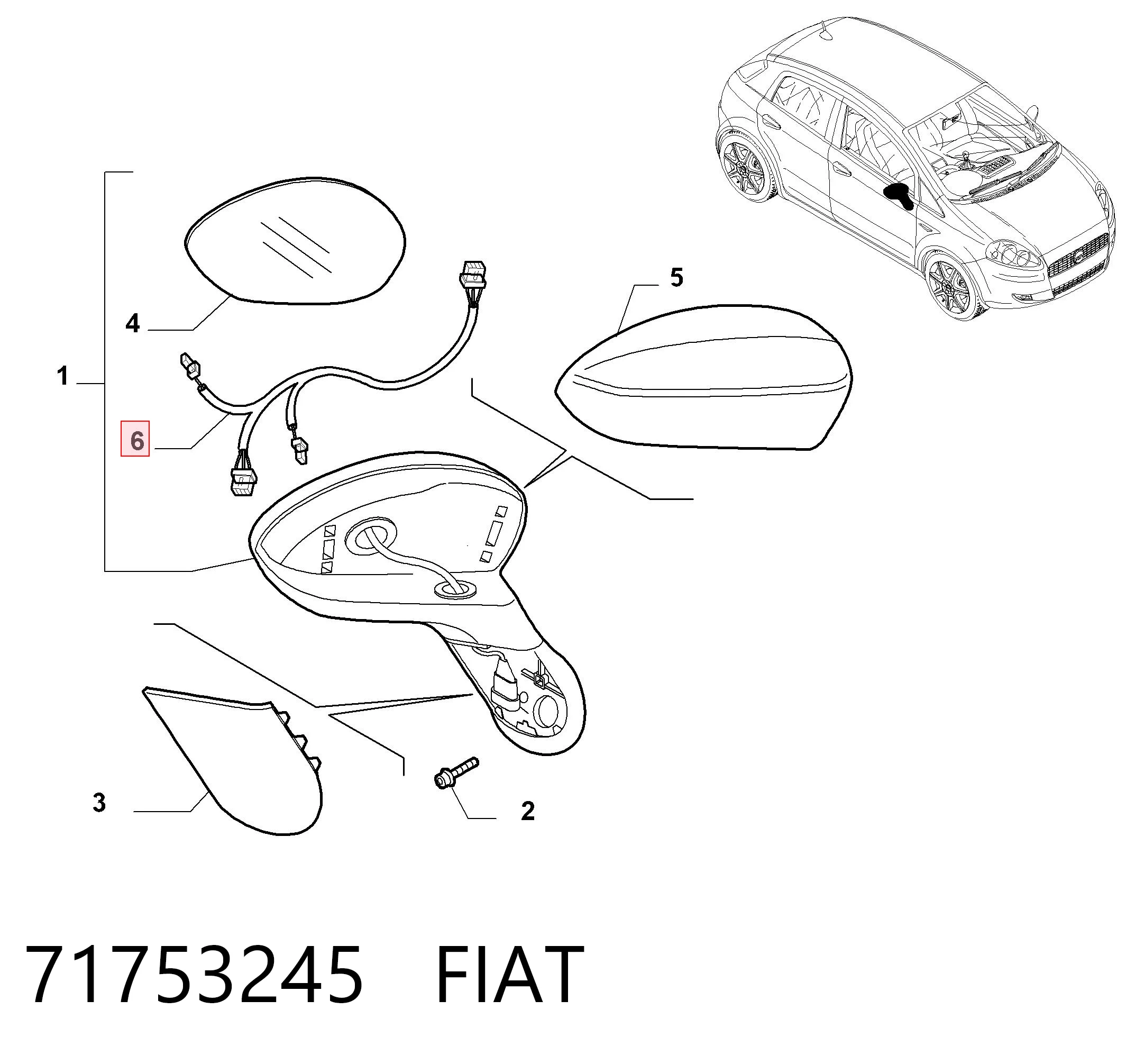 71753245 Fiat/Alfa/Lancia Czujnik temperatury zewnętrznej