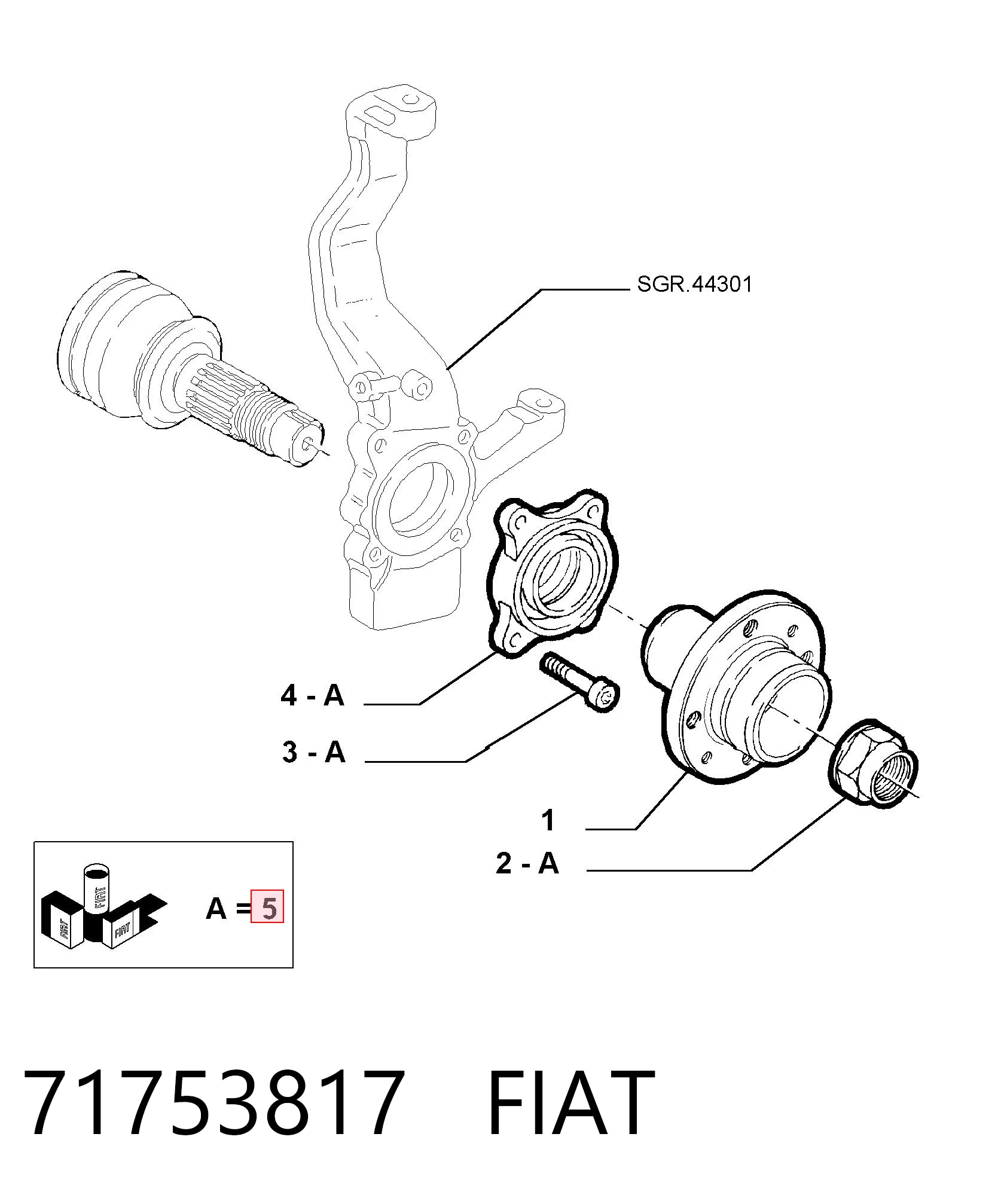 71753817 Fiat/Alfa/Lancia