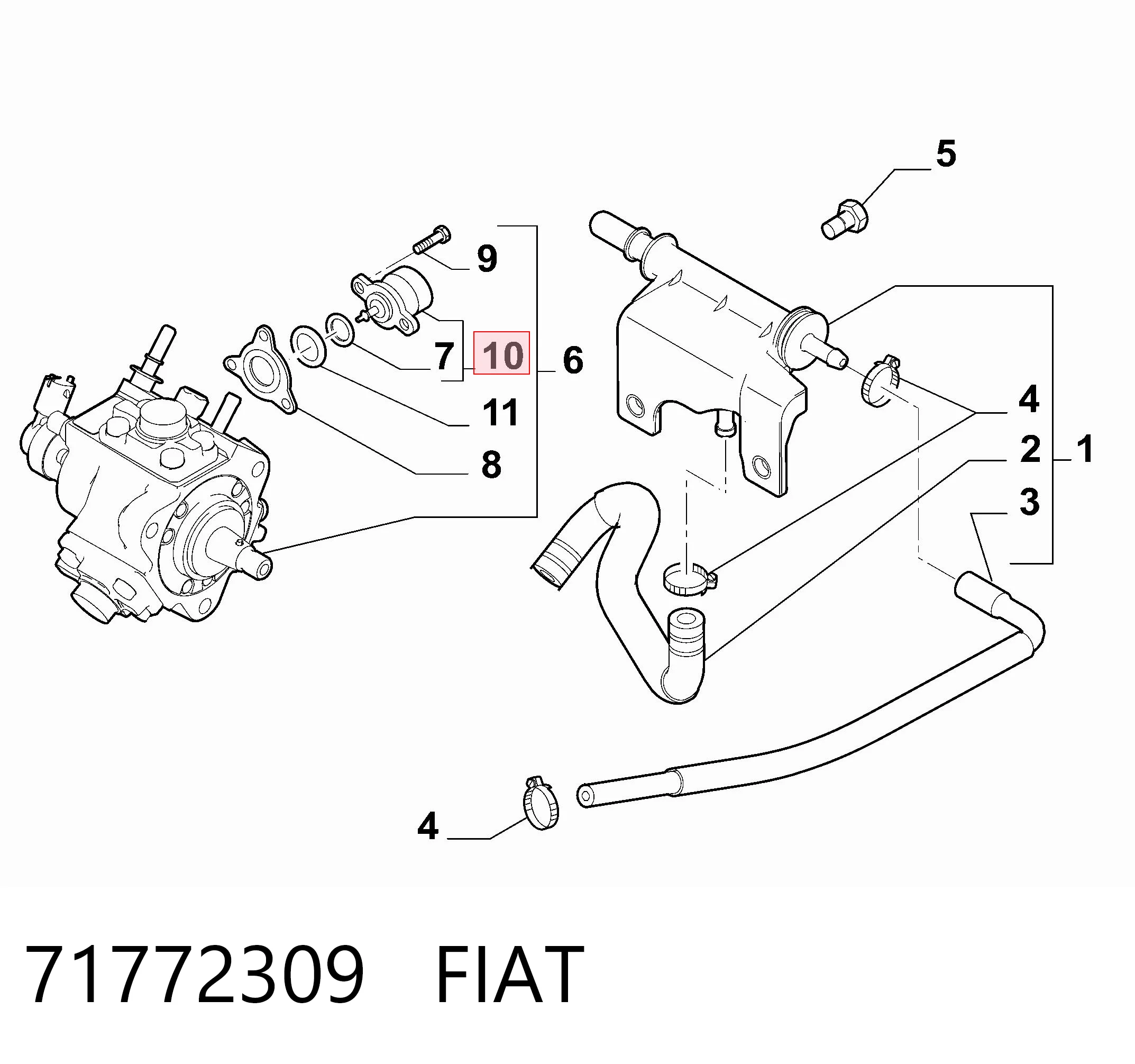 71772309 Fiat/Alfa/Lancia