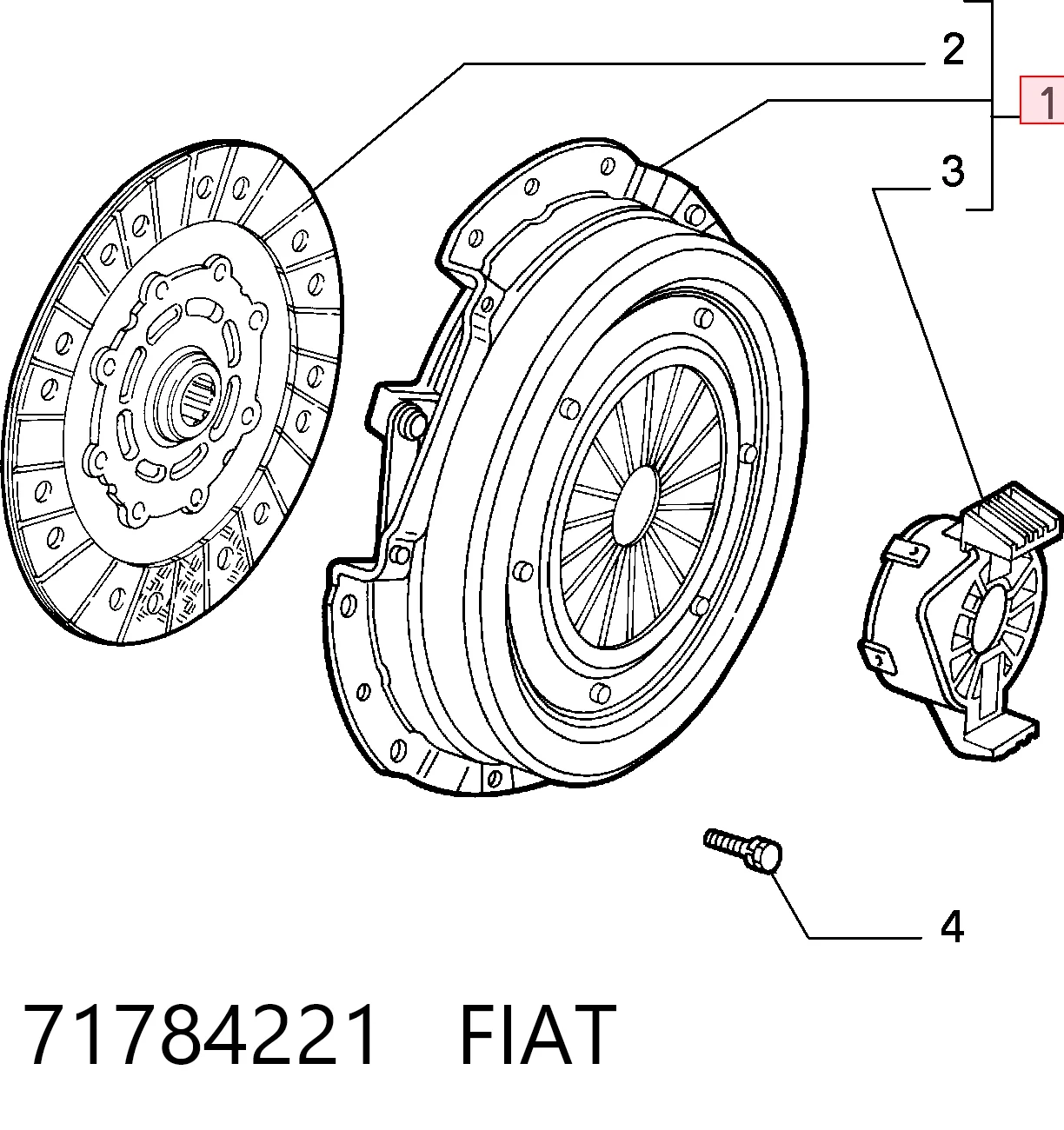 71784221 Fiat/Alfa/Lancia