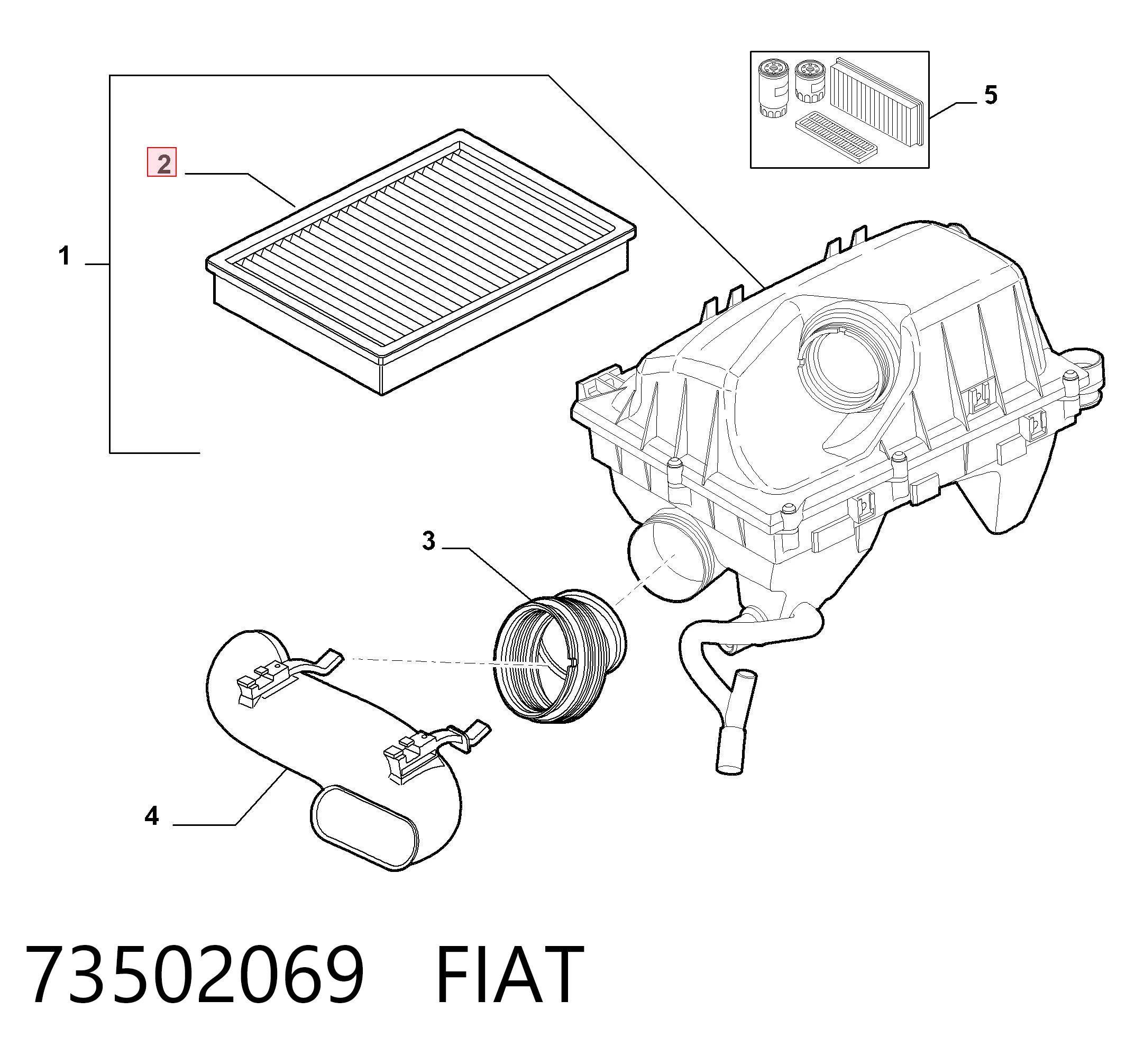 73502069 Fiat/Alfa/Lancia