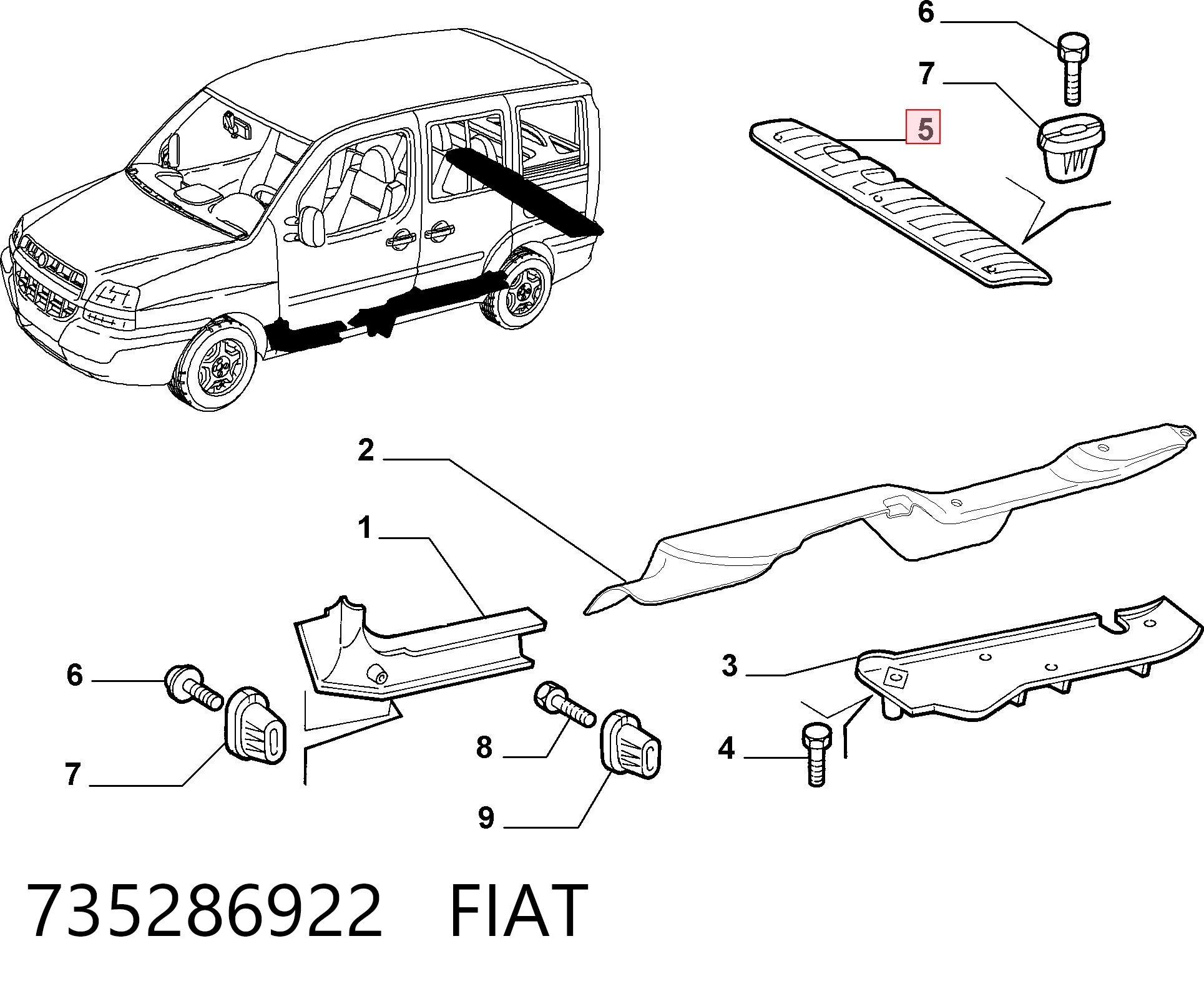 735286922 Fiat/Alfa/Lancia