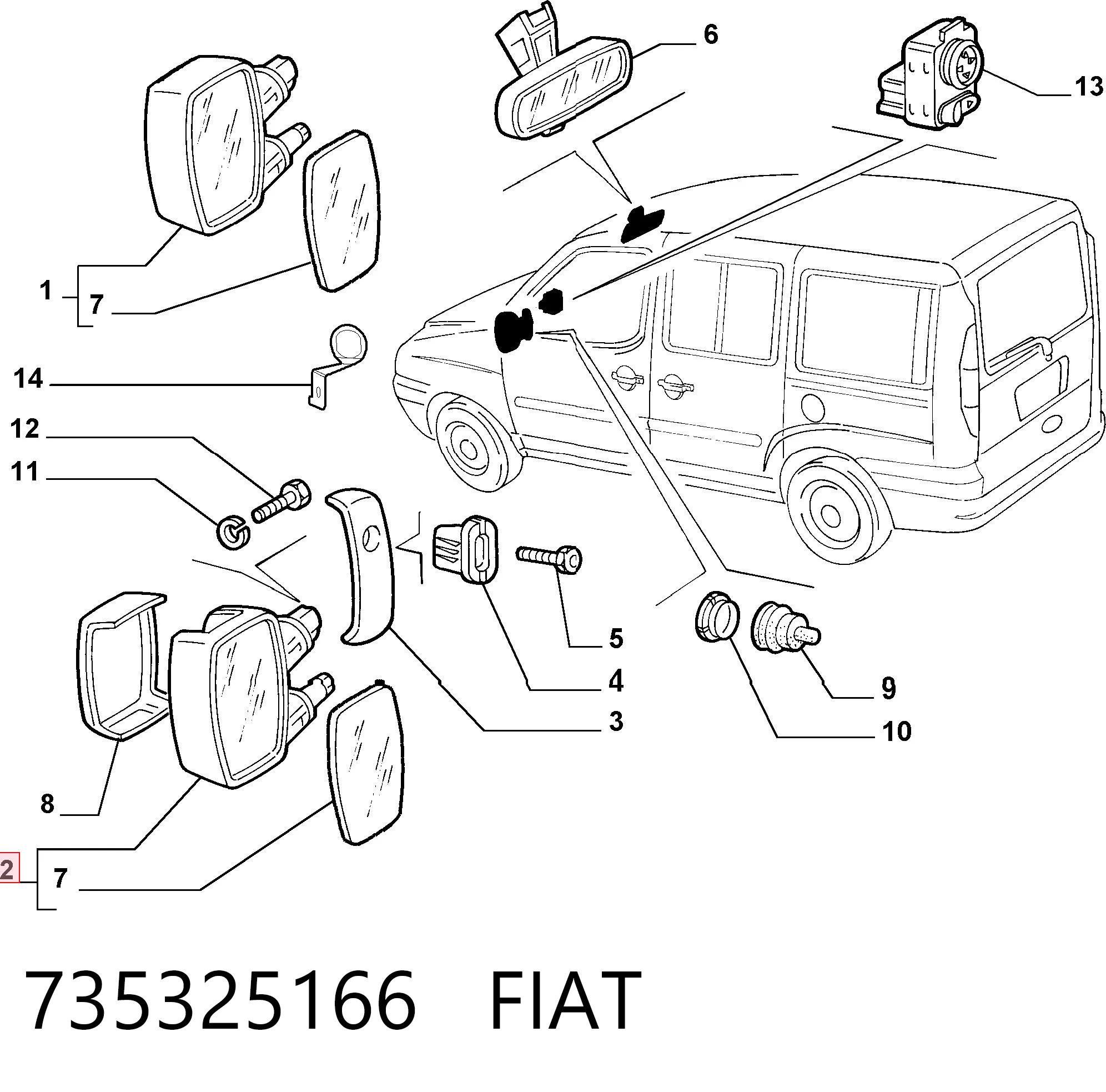 735325166 Fiat/Alfa/Lancia