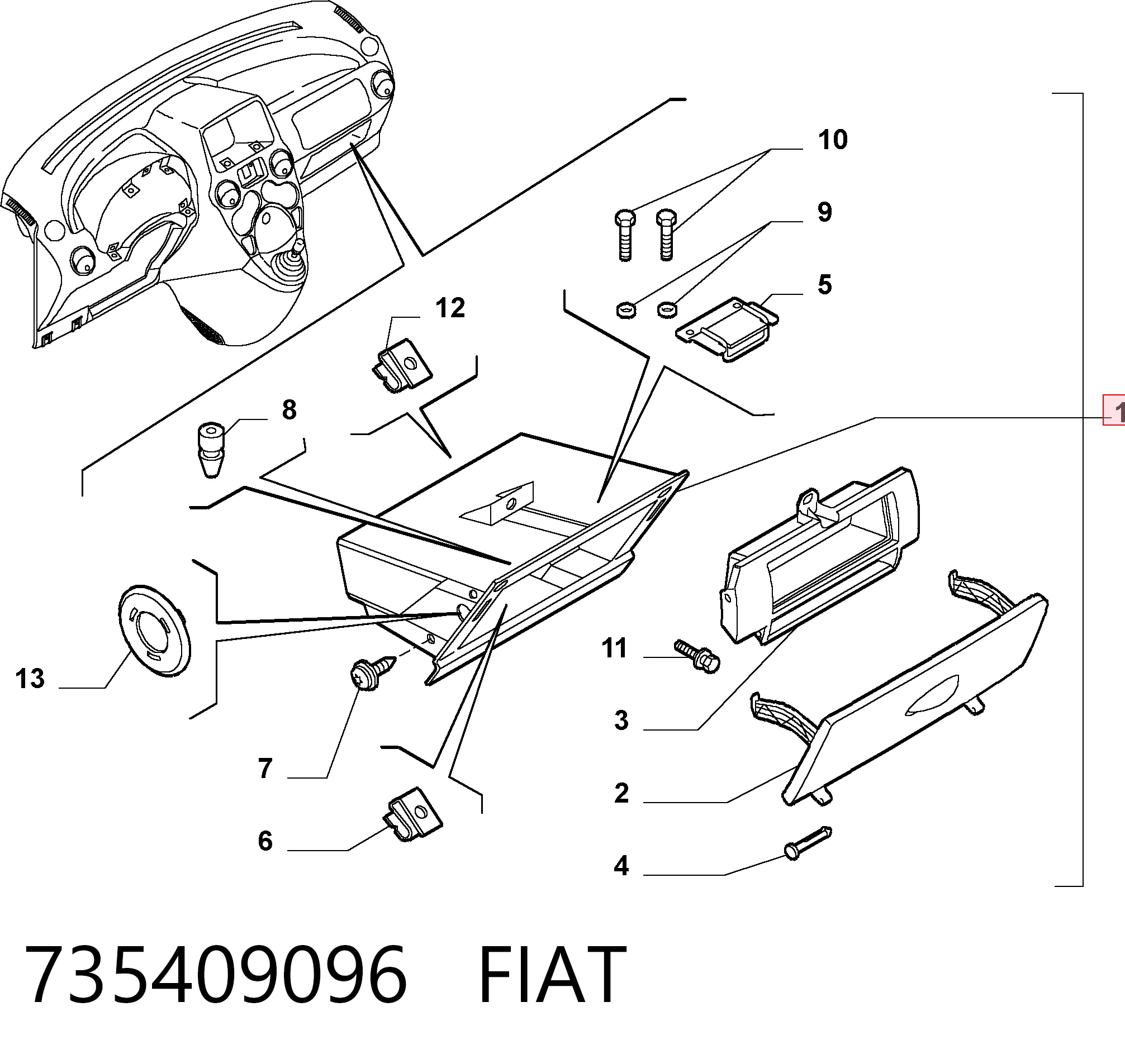 Zderzak przedni Fiat Punto GRAND