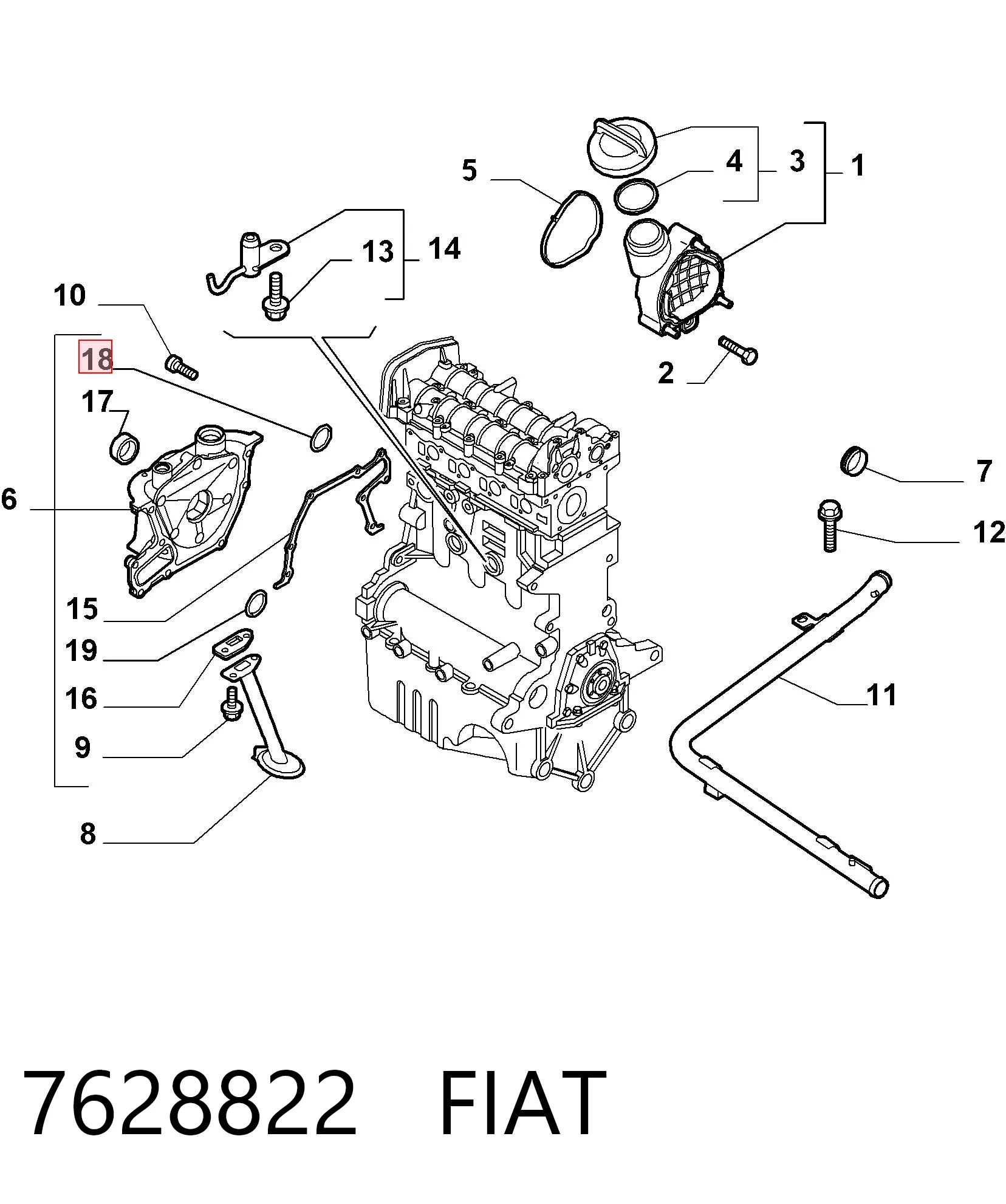 Uszczelniacz wału korbowego przedni Alfa Romeo 147 hatchback (937) (2001 - 2010) cena, od 7,34 USD