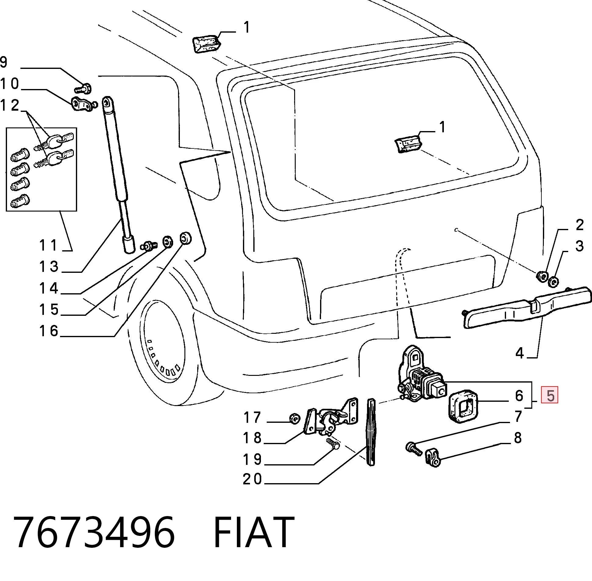 7673496 Fiat/Alfa/Lancia