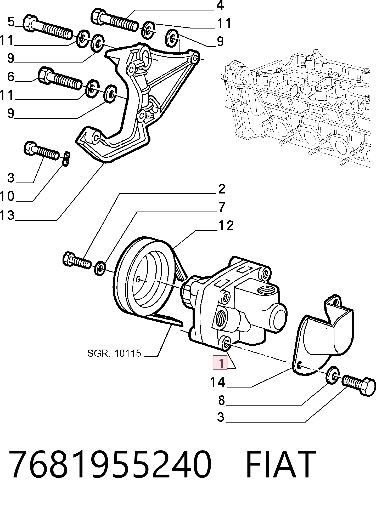 Pompa wspomagania hydraulicznego kierownicy Alfa Romeo 33 hatchback (905) (1983 - 1993) cena, od 48,09 USD