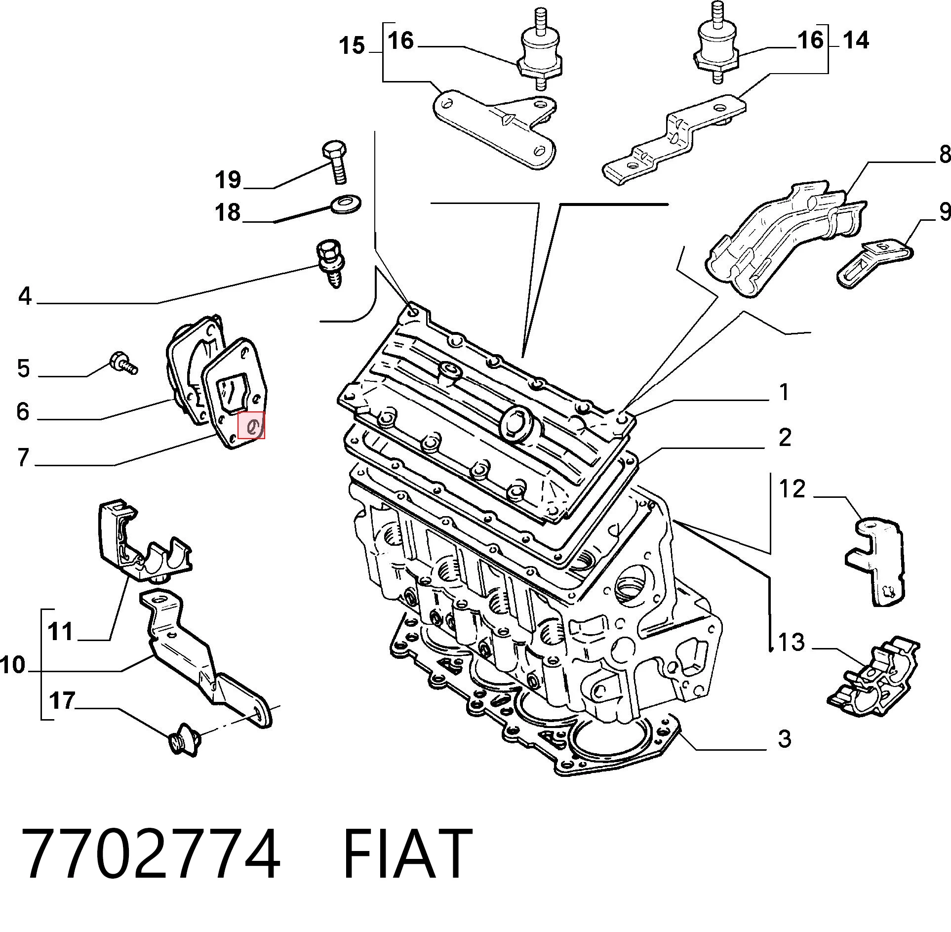 7702774 Fiat/Alfa/Lancia
