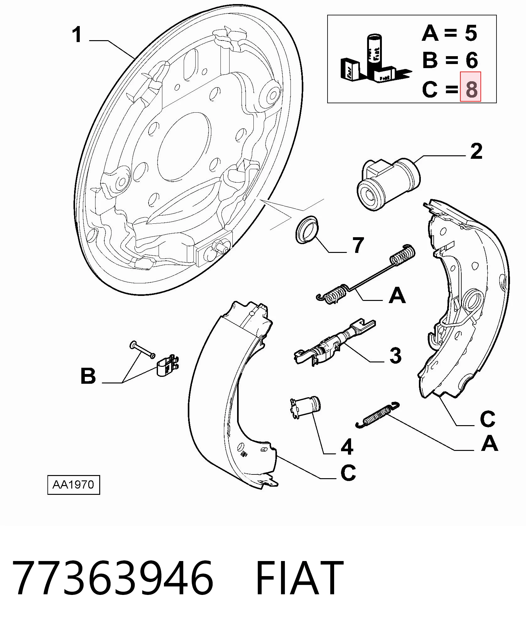 77363946 Fiat/Alfa/Lancia