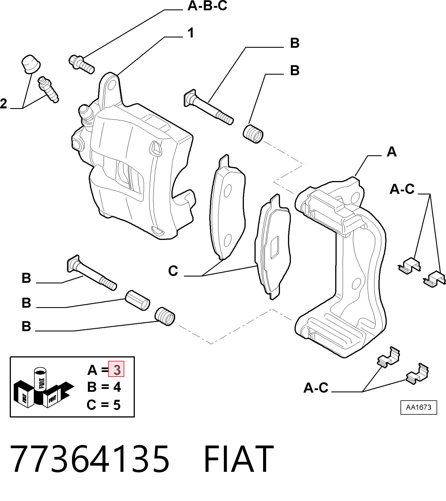 77364135 Fiat/Alfa/Lancia