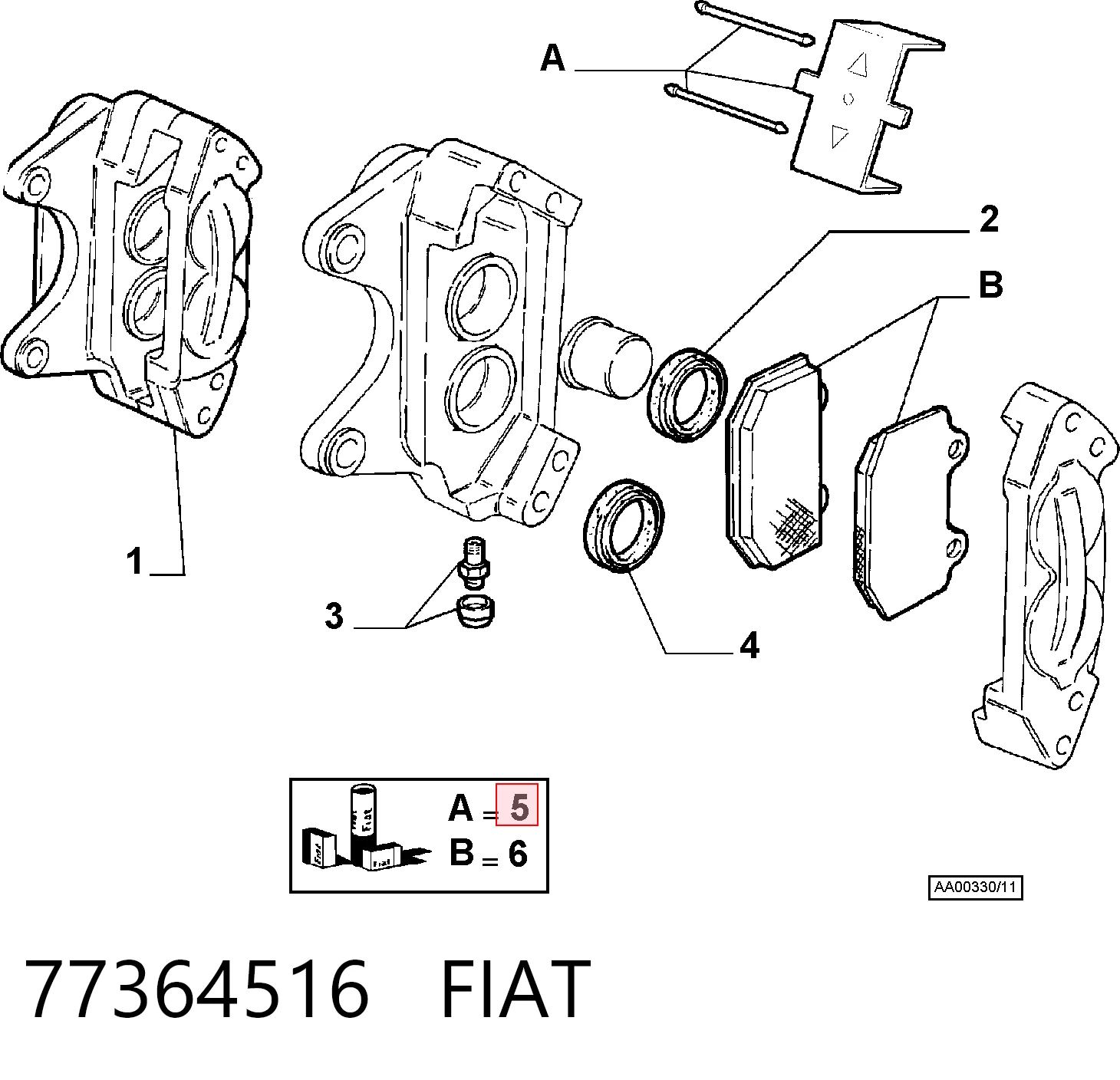 77364516 Fiat/Alfa/Lancia