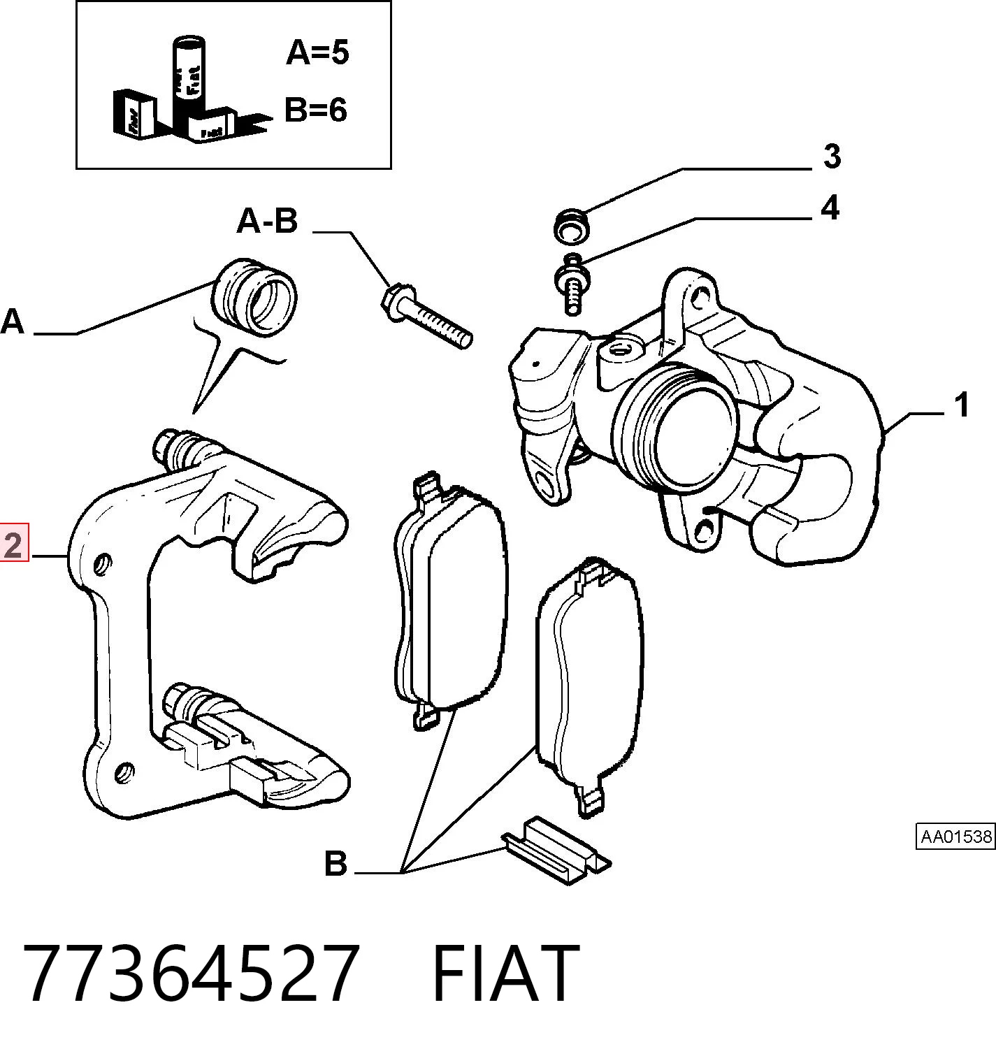 Jarzmo zacisku hamulcowego tylnego do Alfa Romeo 159 939