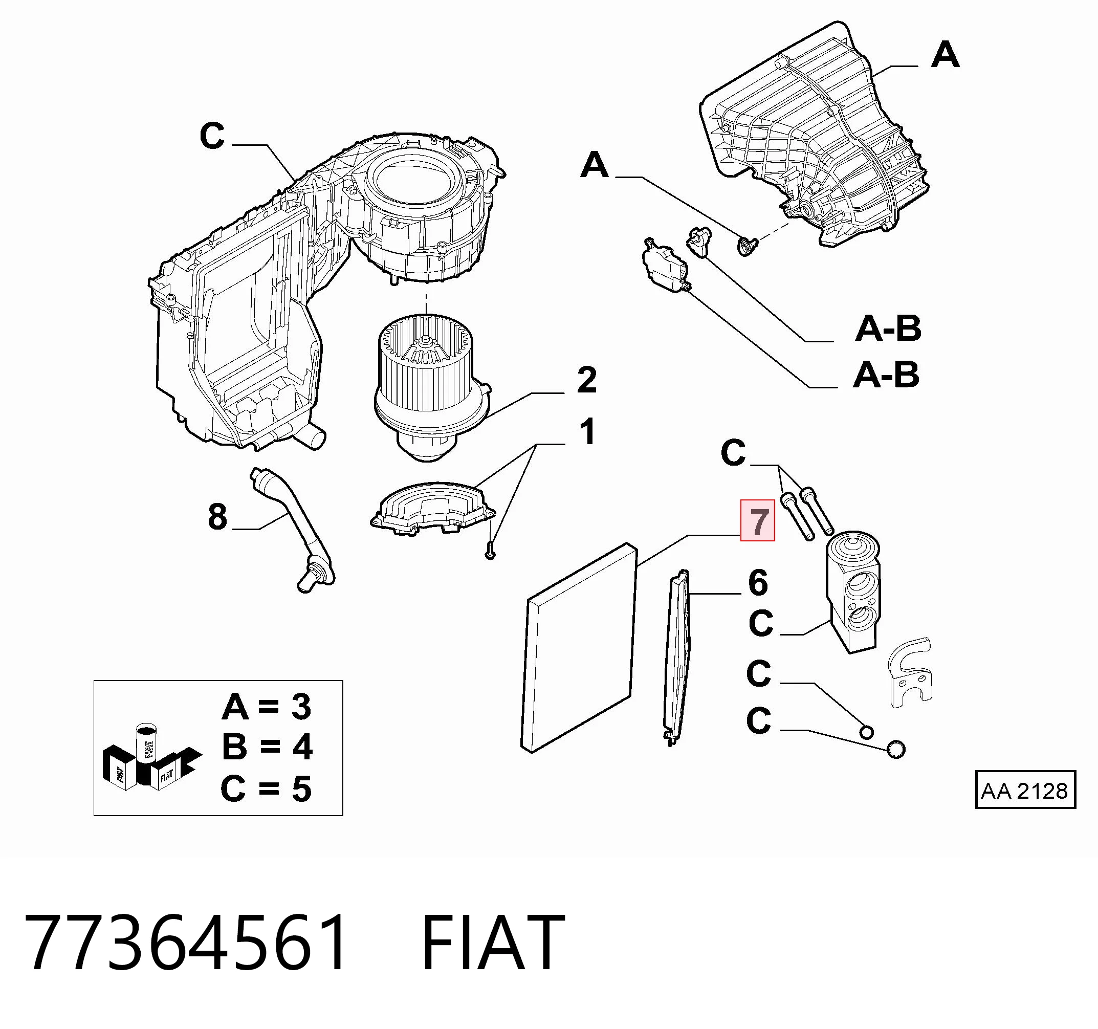 77364561 Fiat/Alfa/Lancia