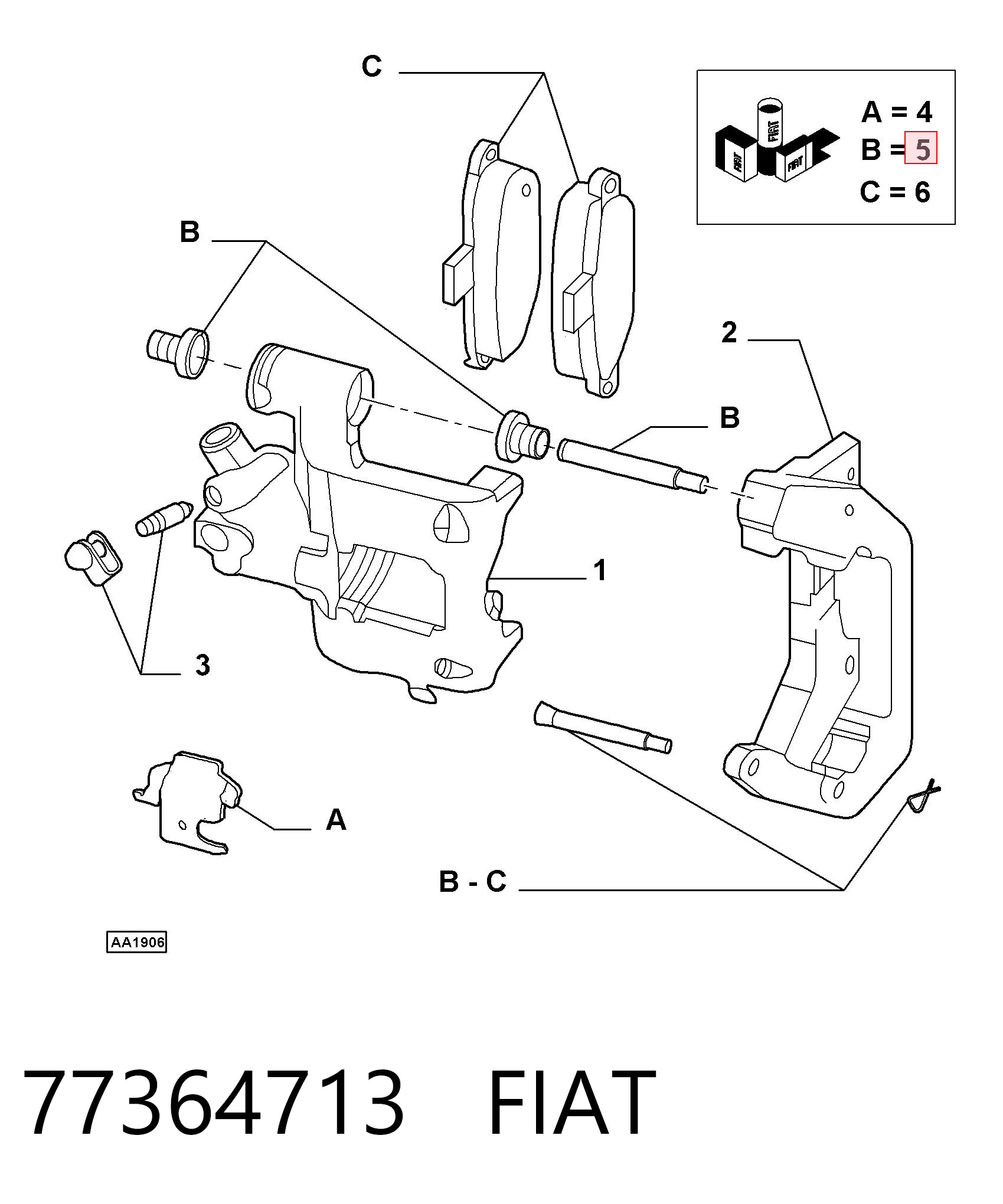 77364713 Fiat/Alfa/Lancia