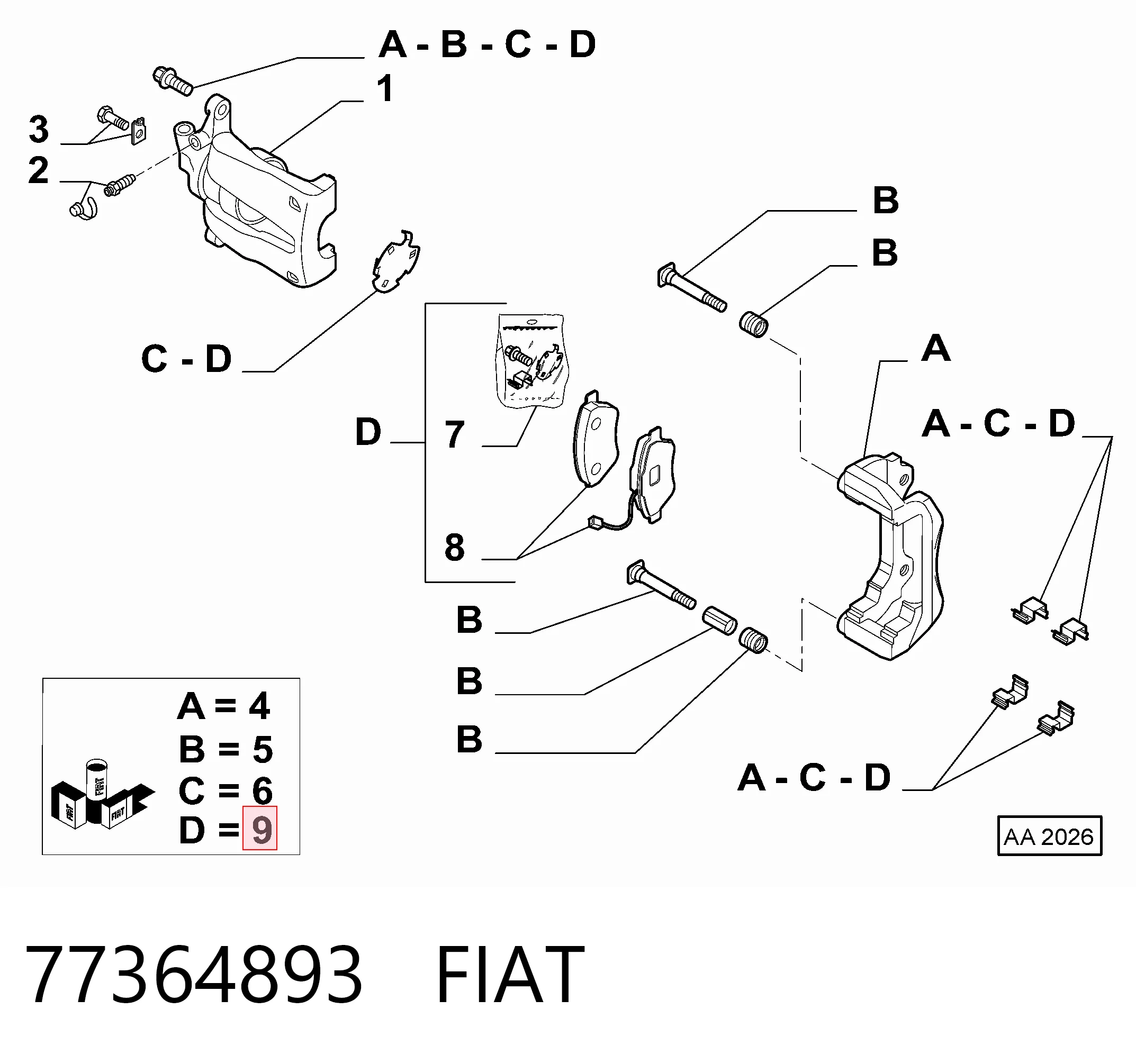 77364893 Fiat/Alfa/Lancia