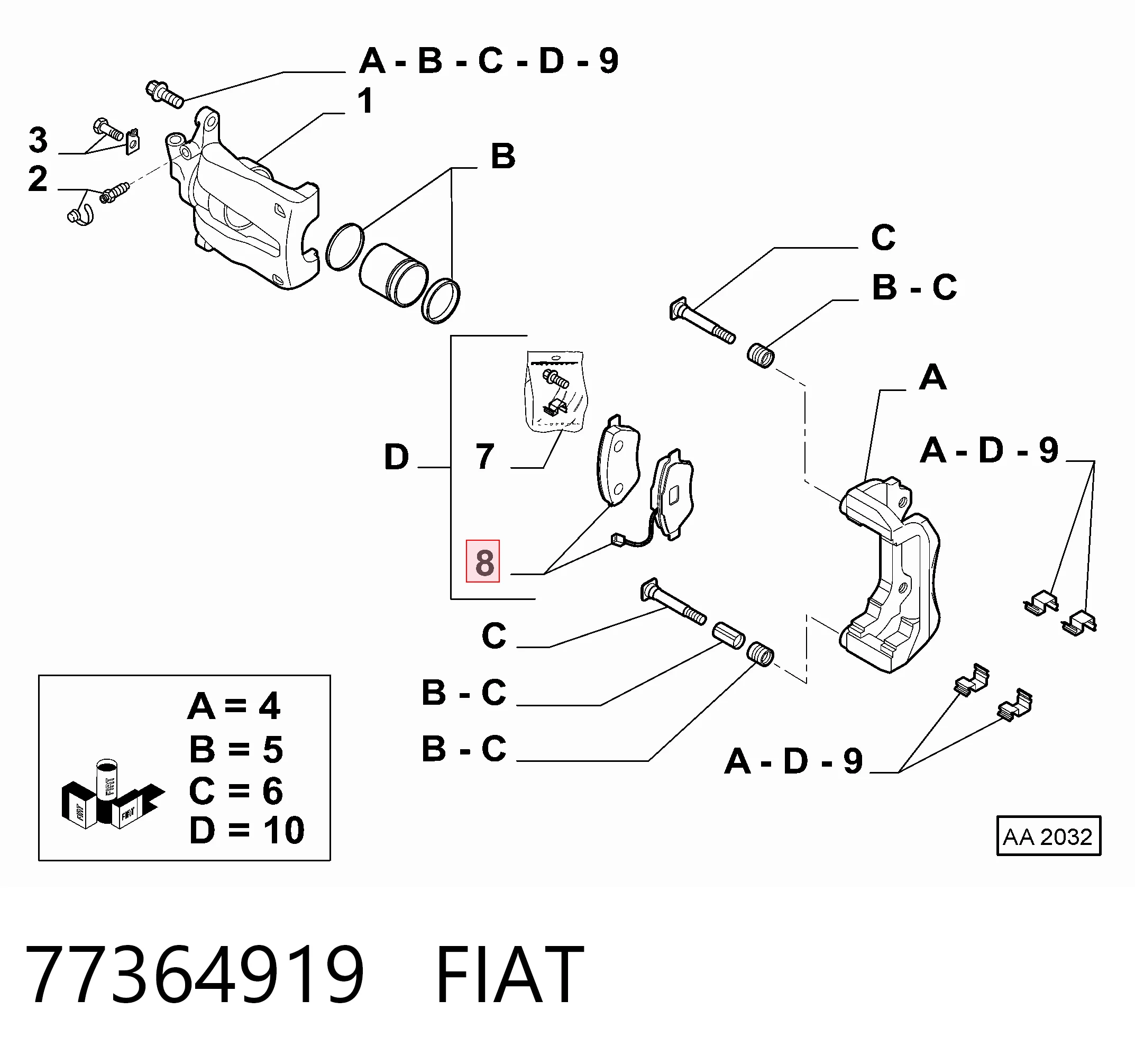 77364919 Fiat/Alfa/Lancia