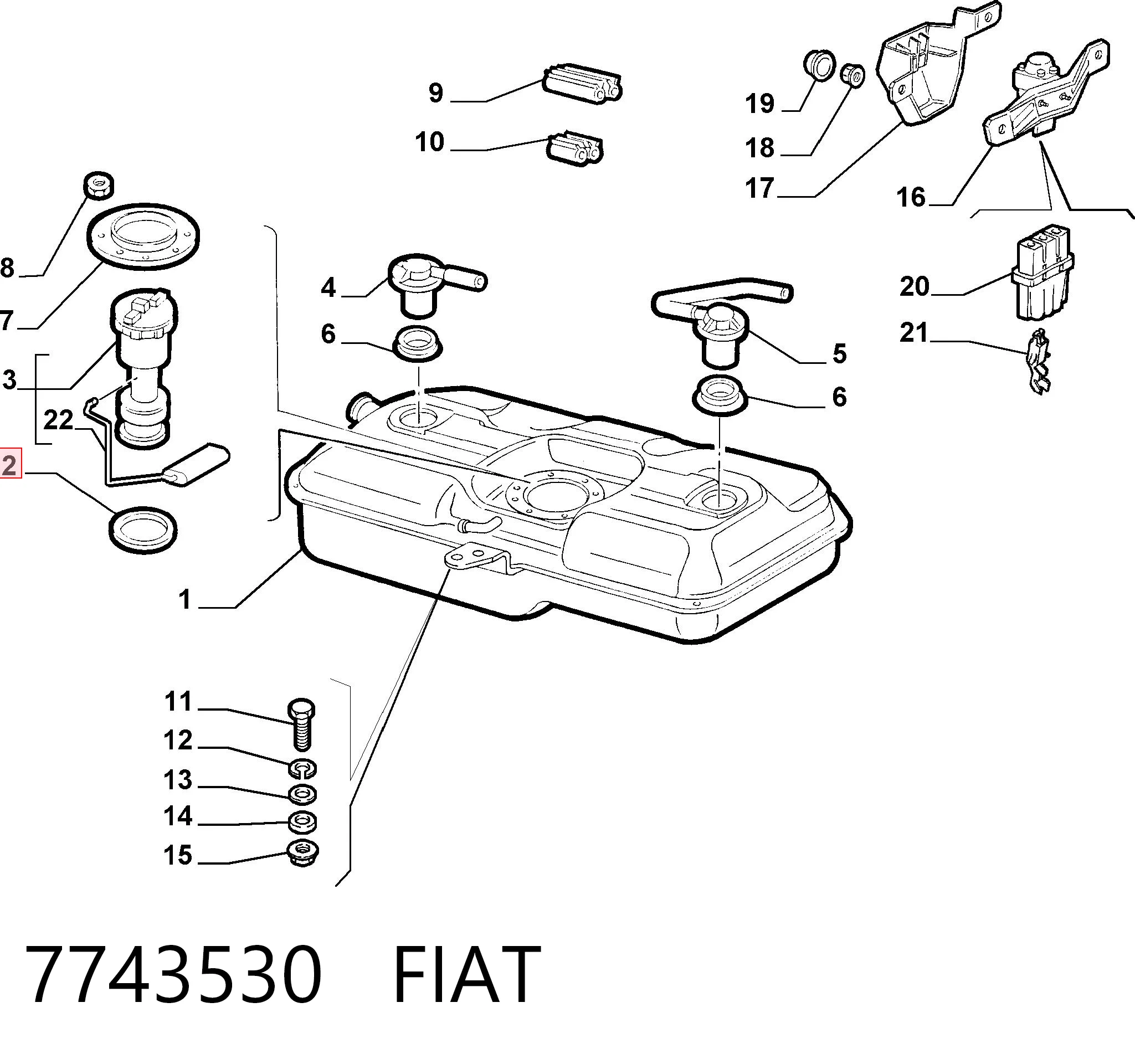7743530 Fiat/Alfa/Lancia
