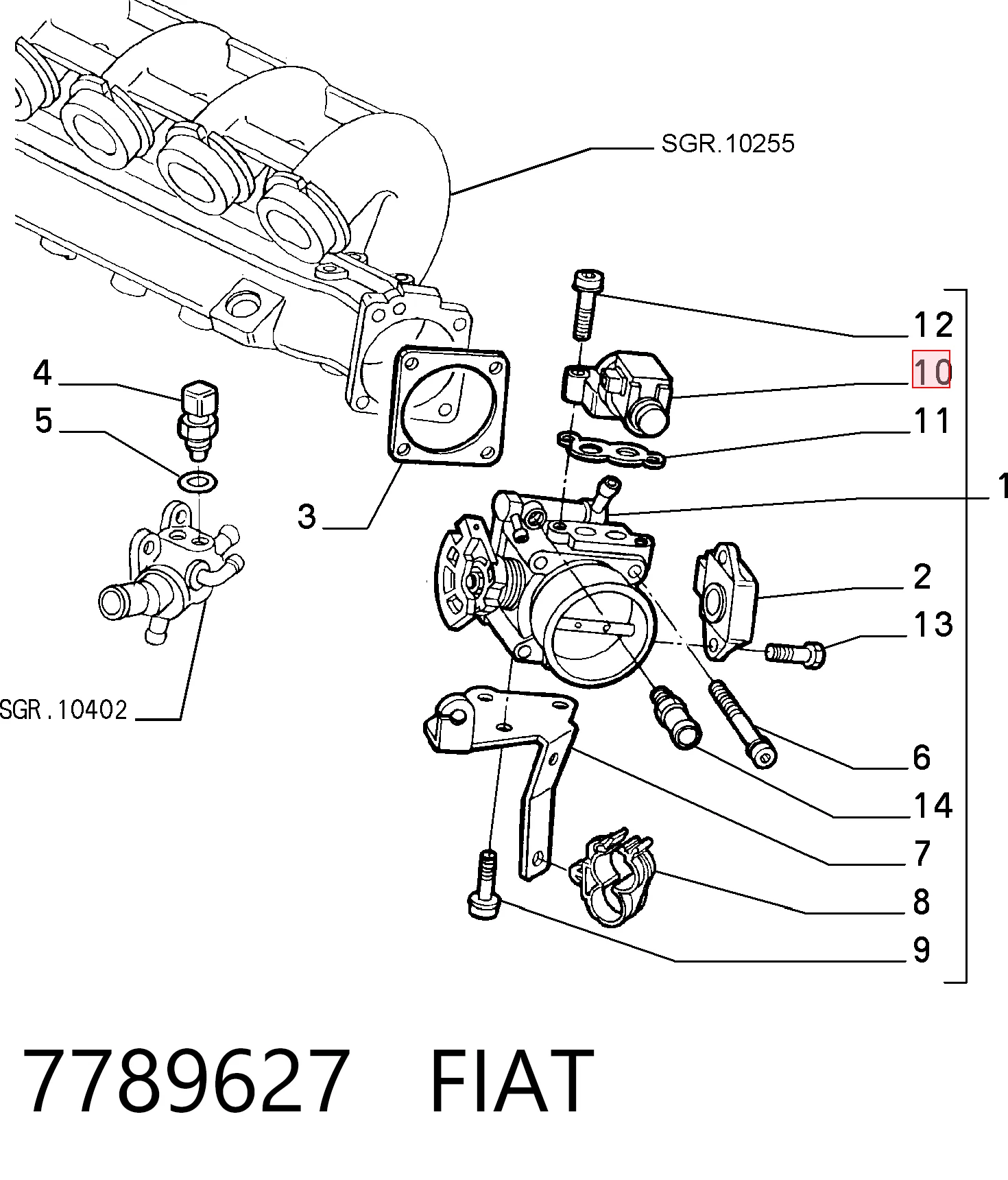  Regulator biegu jałowego KIA Rio 1