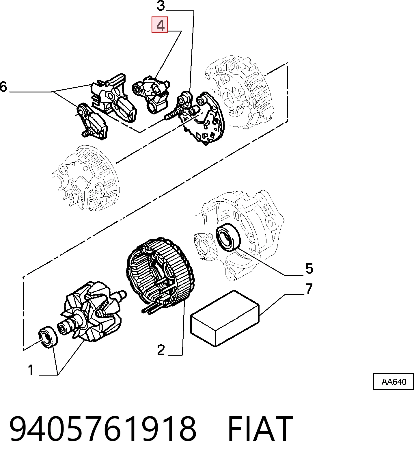 9405761918 Fiat/Alfa/Lancia