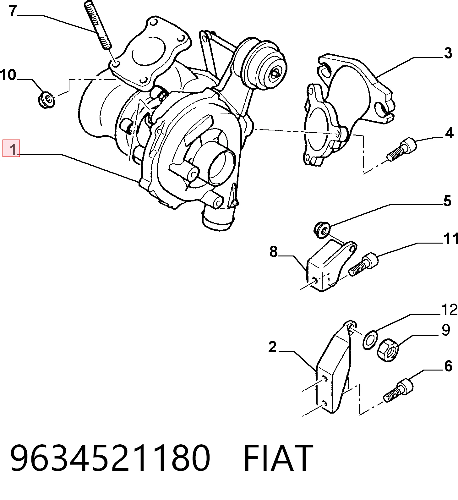 Turbina VAG 9634521180 cena, od 266,48 USD