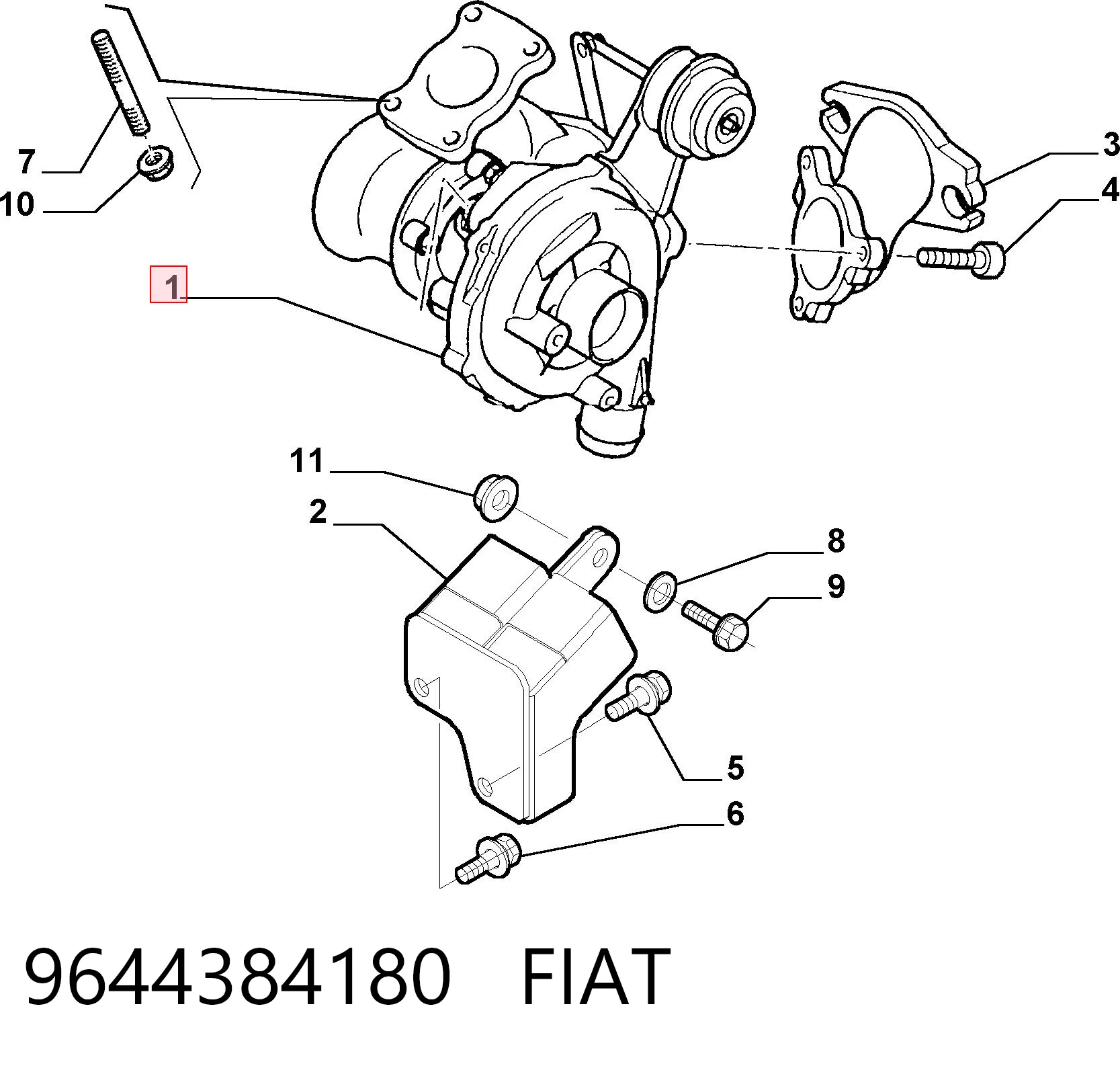 Do koszyka 9634521180 VAG Turbina