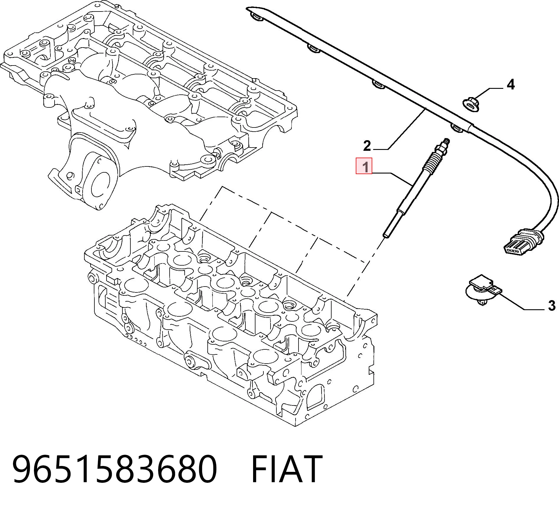 9651583680 Fiat/Alfa/Lancia