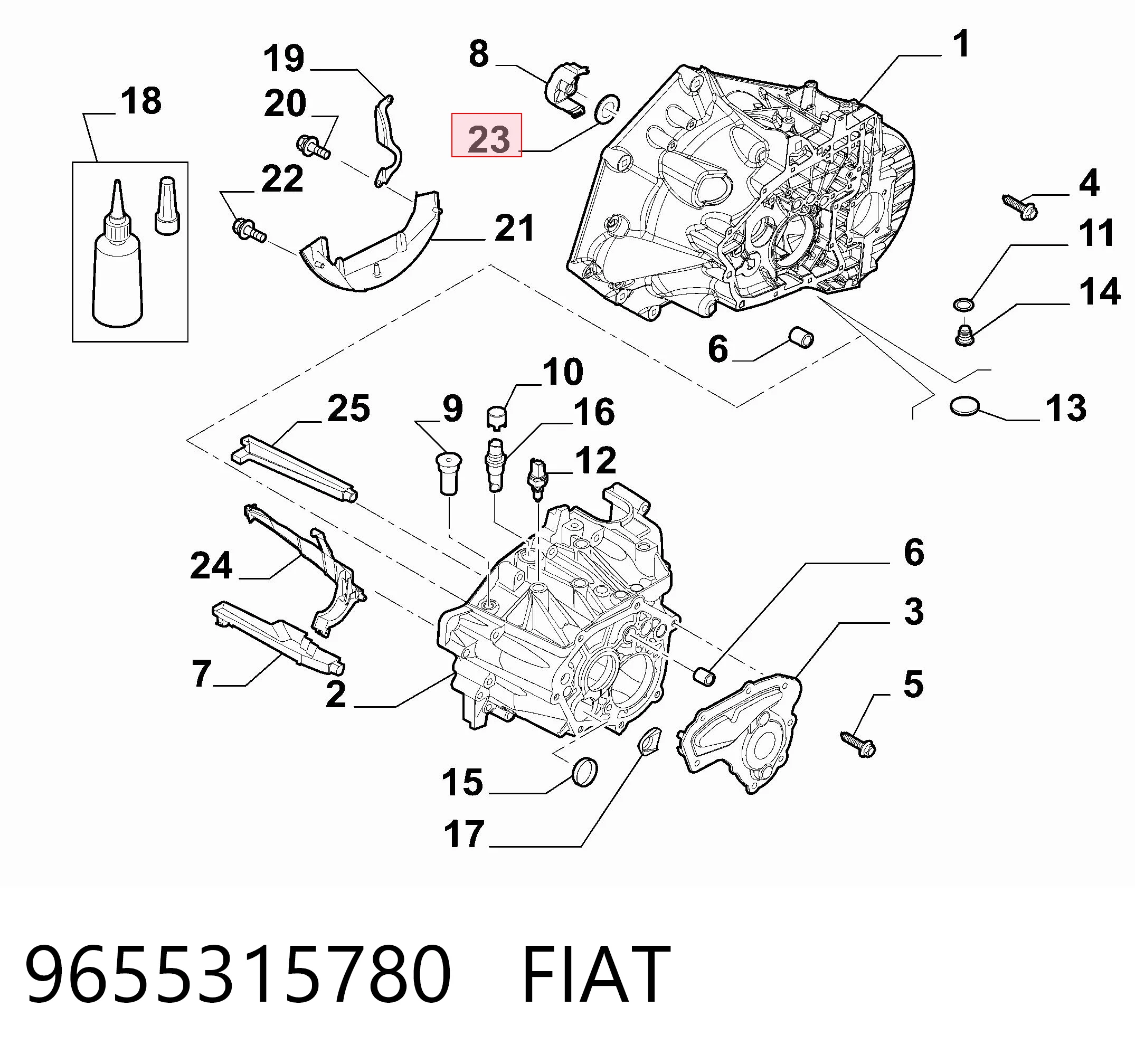 9655315780 Fiat/Alfa/Lancia