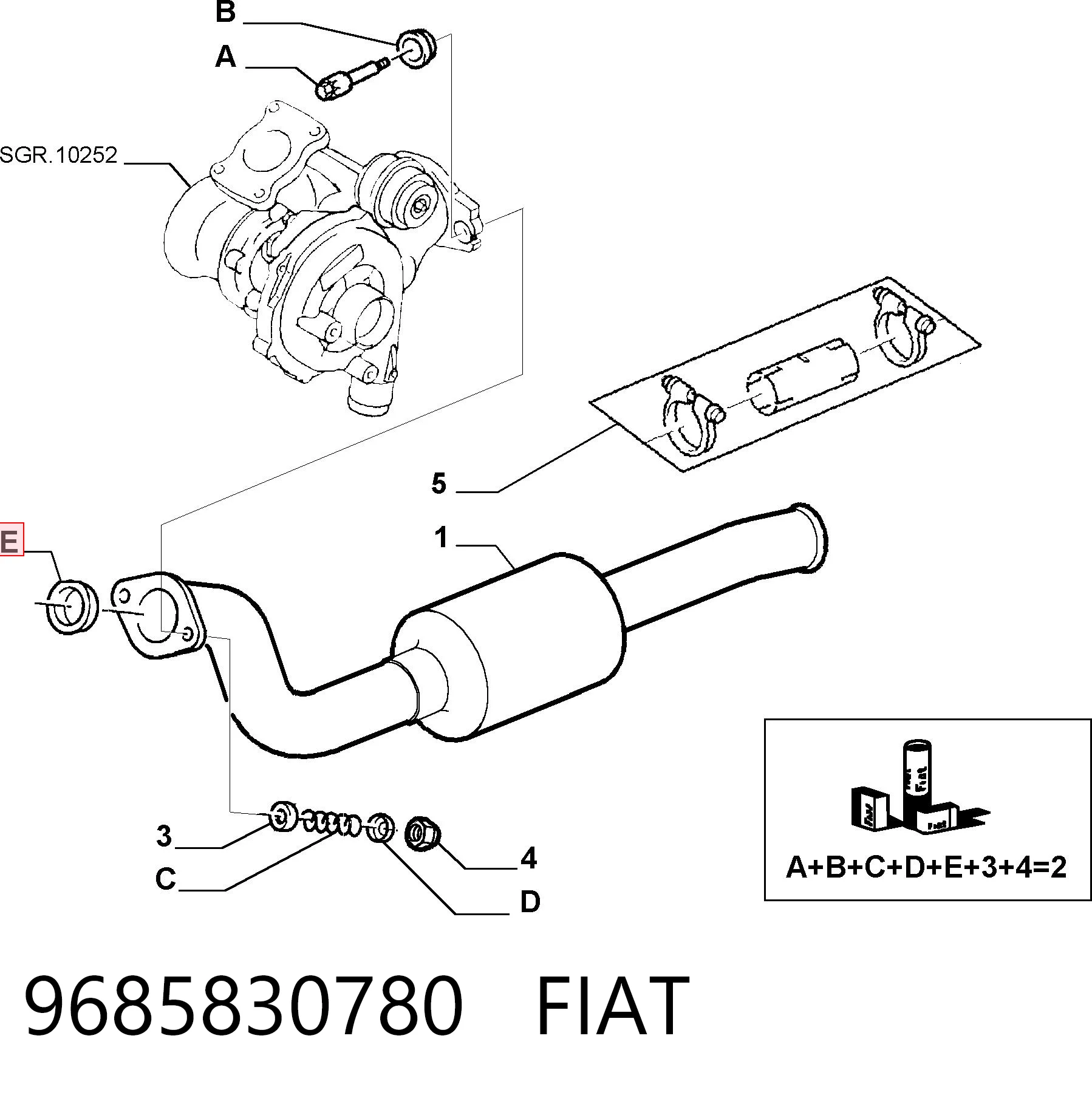 9685830780 Fiat/Alfa/Lancia