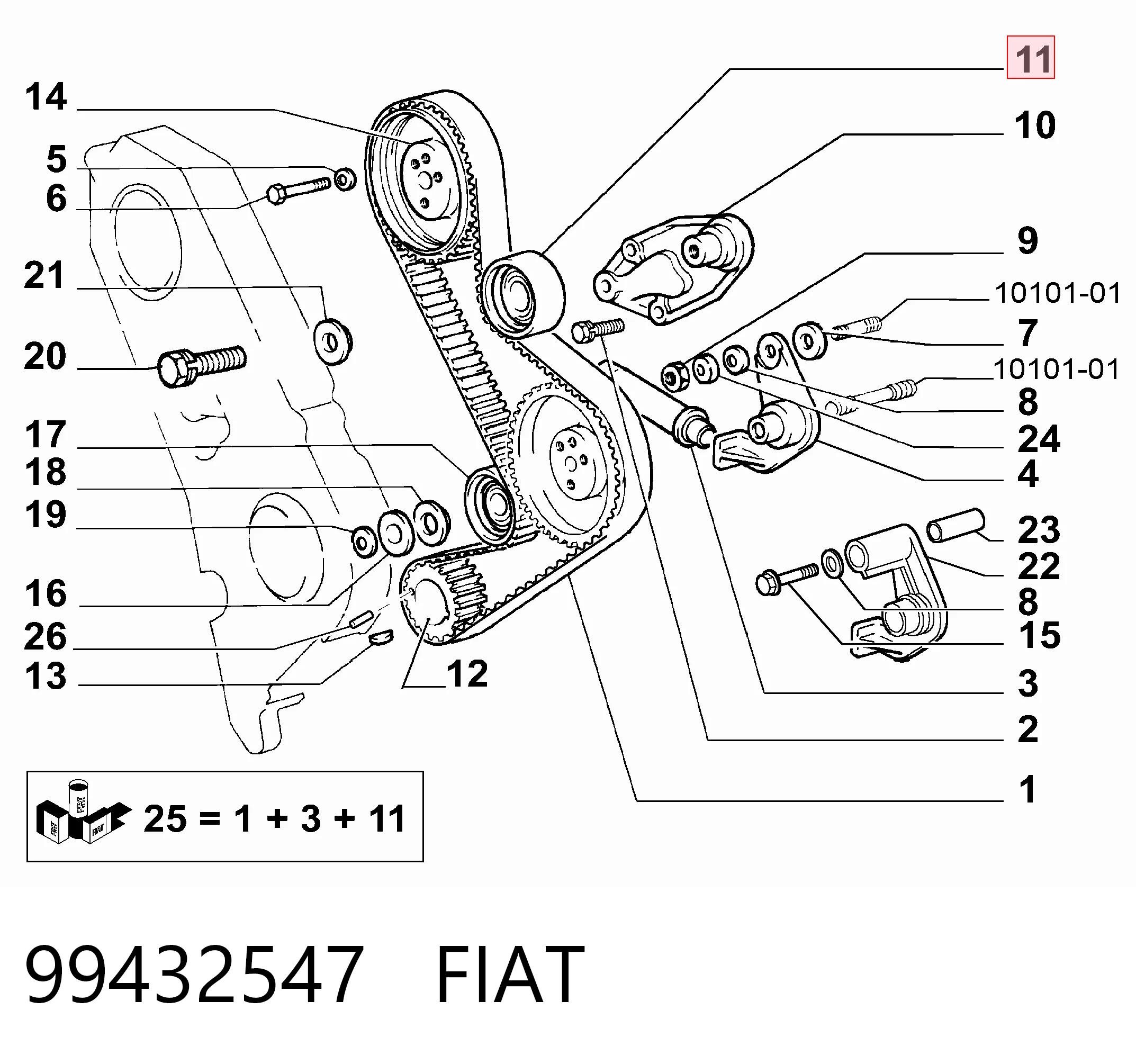 99432547 Fiat/Alfa/Lancia