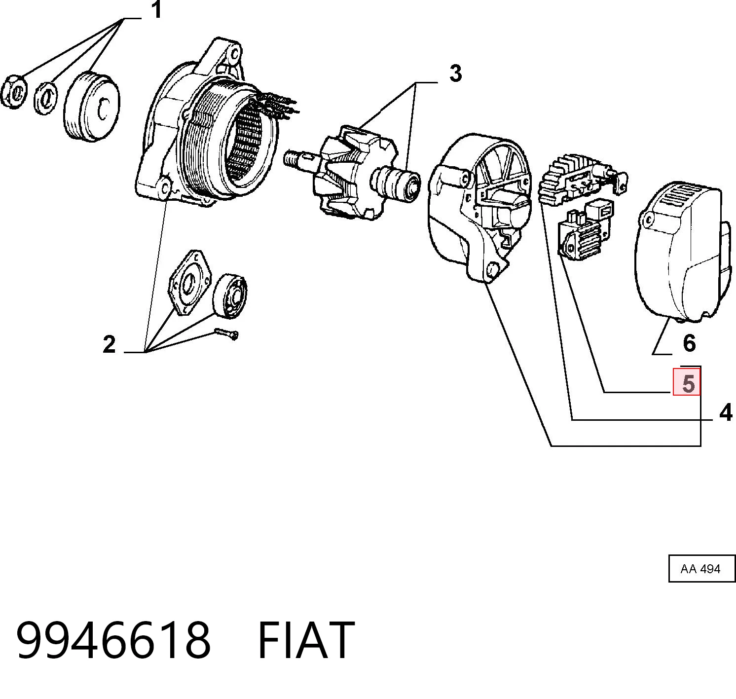 9946618 Fiat/Alfa/Lancia
