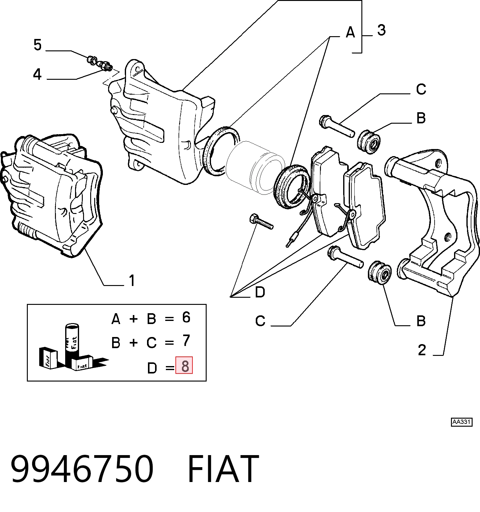 9946750 Fiat/Alfa/Lancia