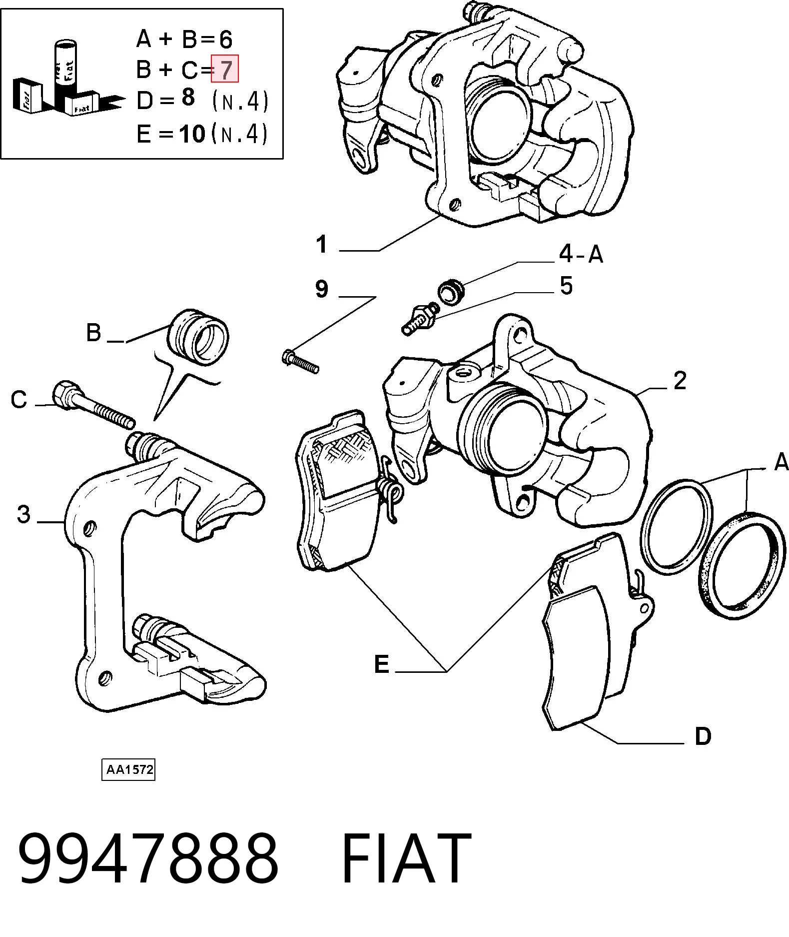 9947888 Fiat/Alfa/Lancia