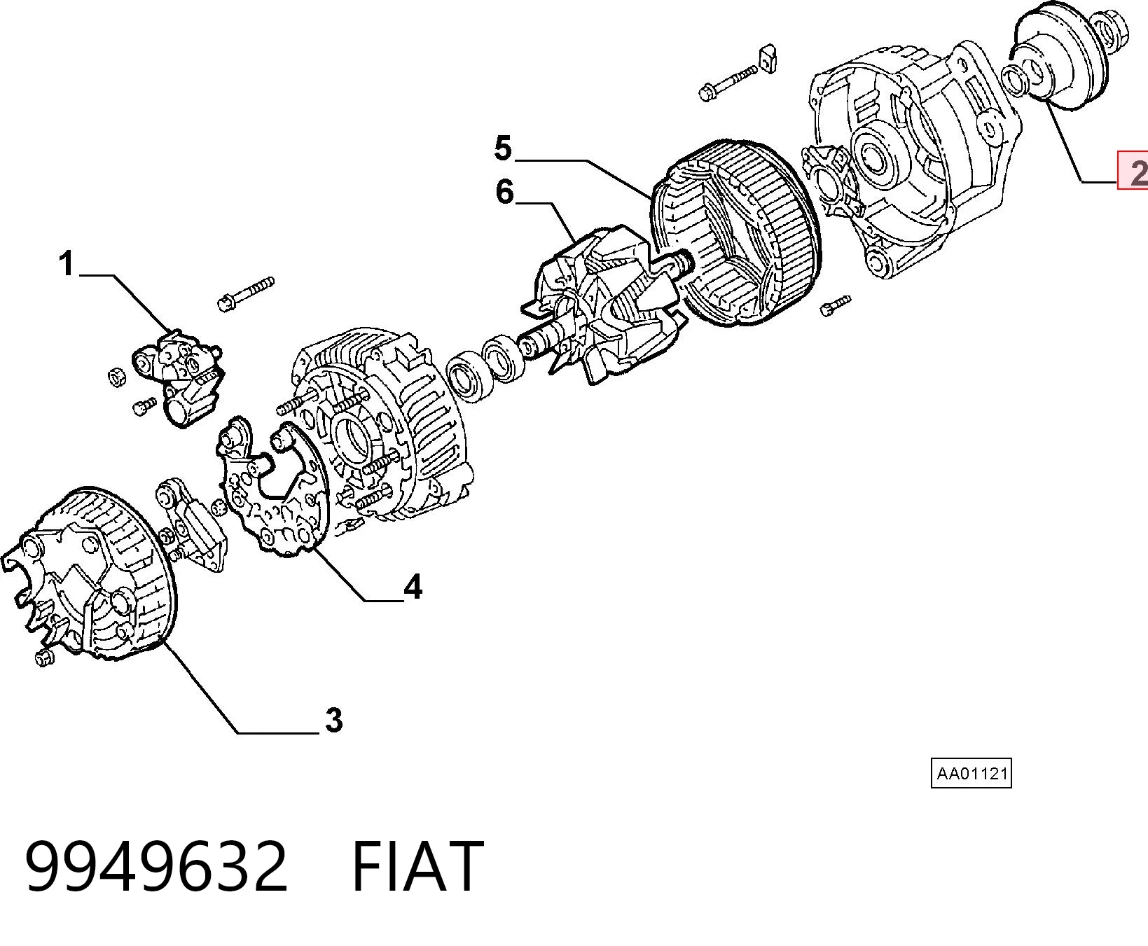 9949632 Fiat/Alfa/Lancia