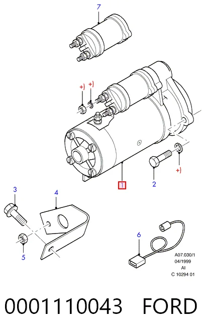  Rozrusznik Ford Escort 