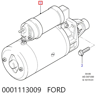 Rozrusznik do Ford Escort VI GAL