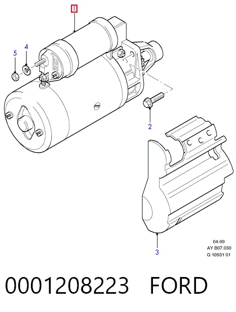 Rozrusznik Ford Escort VI hatchback (GAL) (1992 - 1995) cena, od 53,27 USD