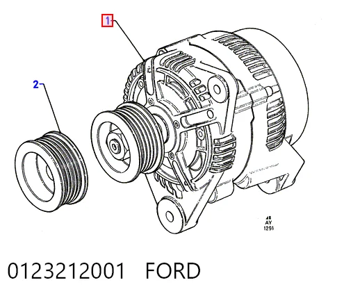 Alternator do Ford Mondeo I GBP